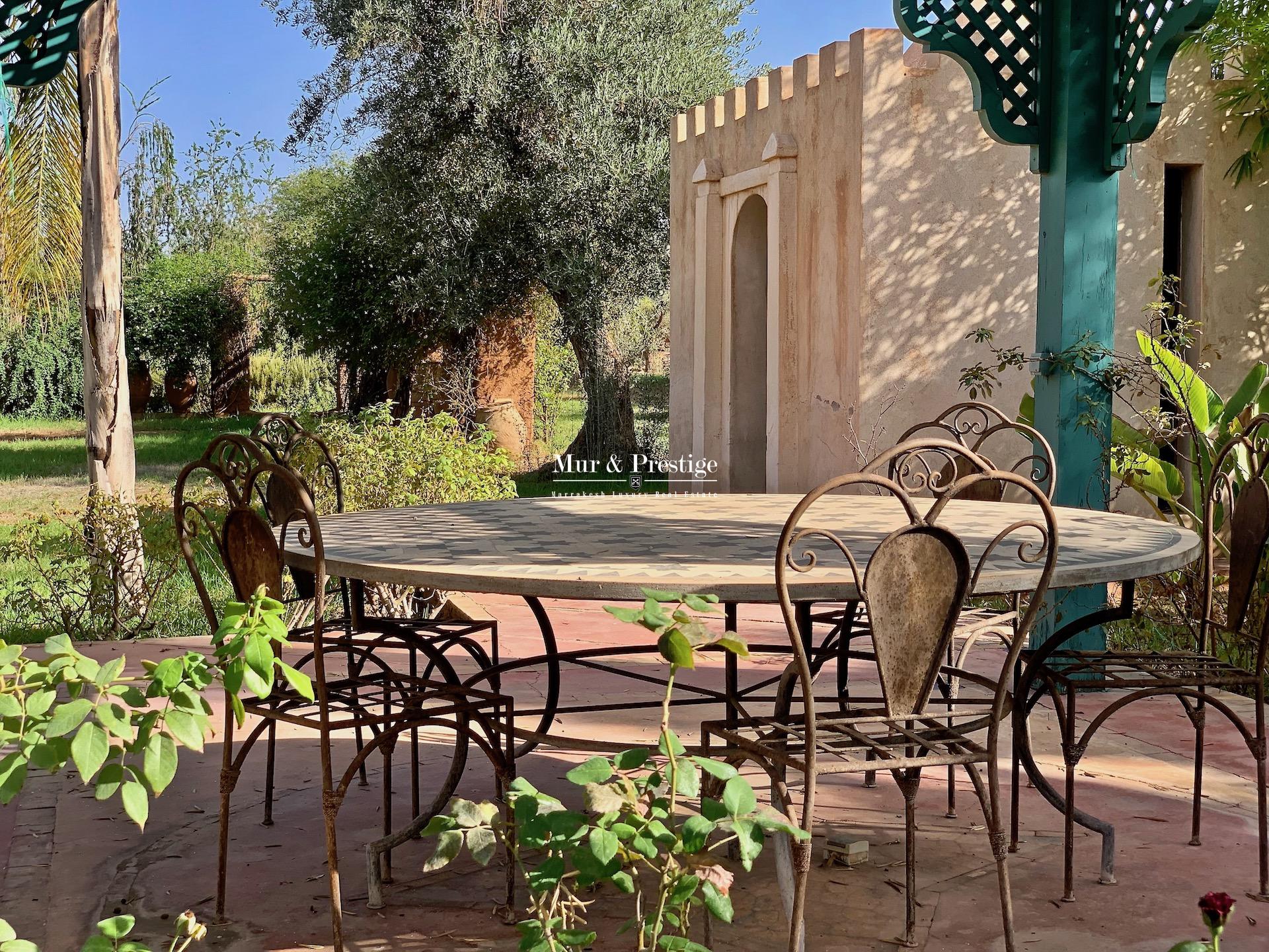 Maison esprit Kasbah-Riad de Luxe à vendre à Marrakech