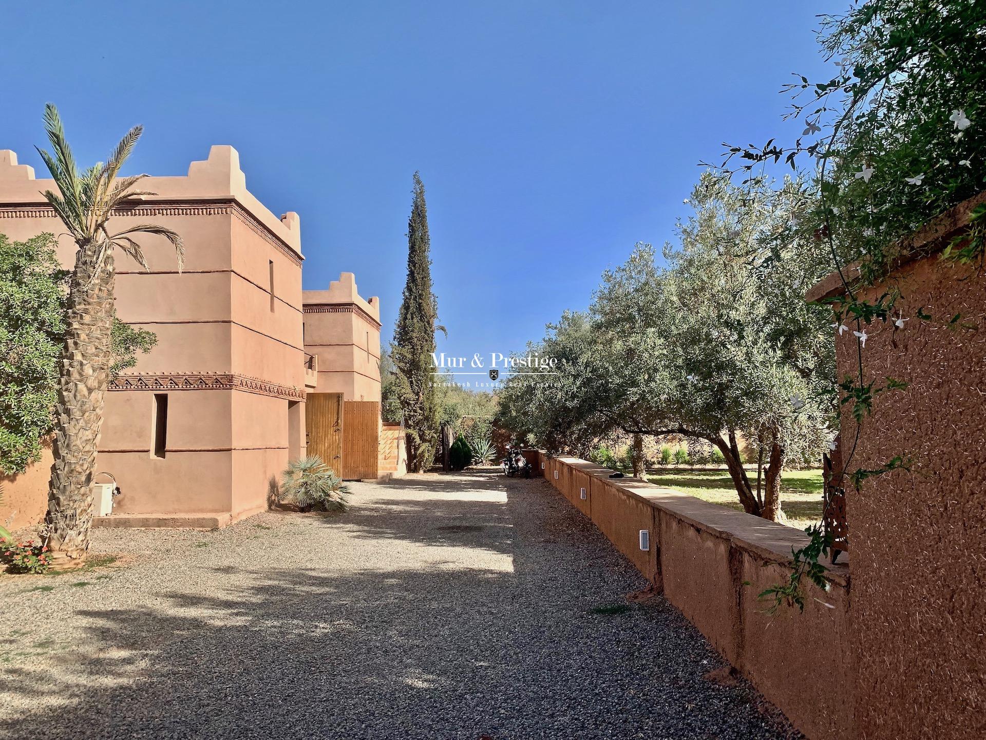 Maison esprit Kasbah-Riad de Luxe à vendre à Marrakech