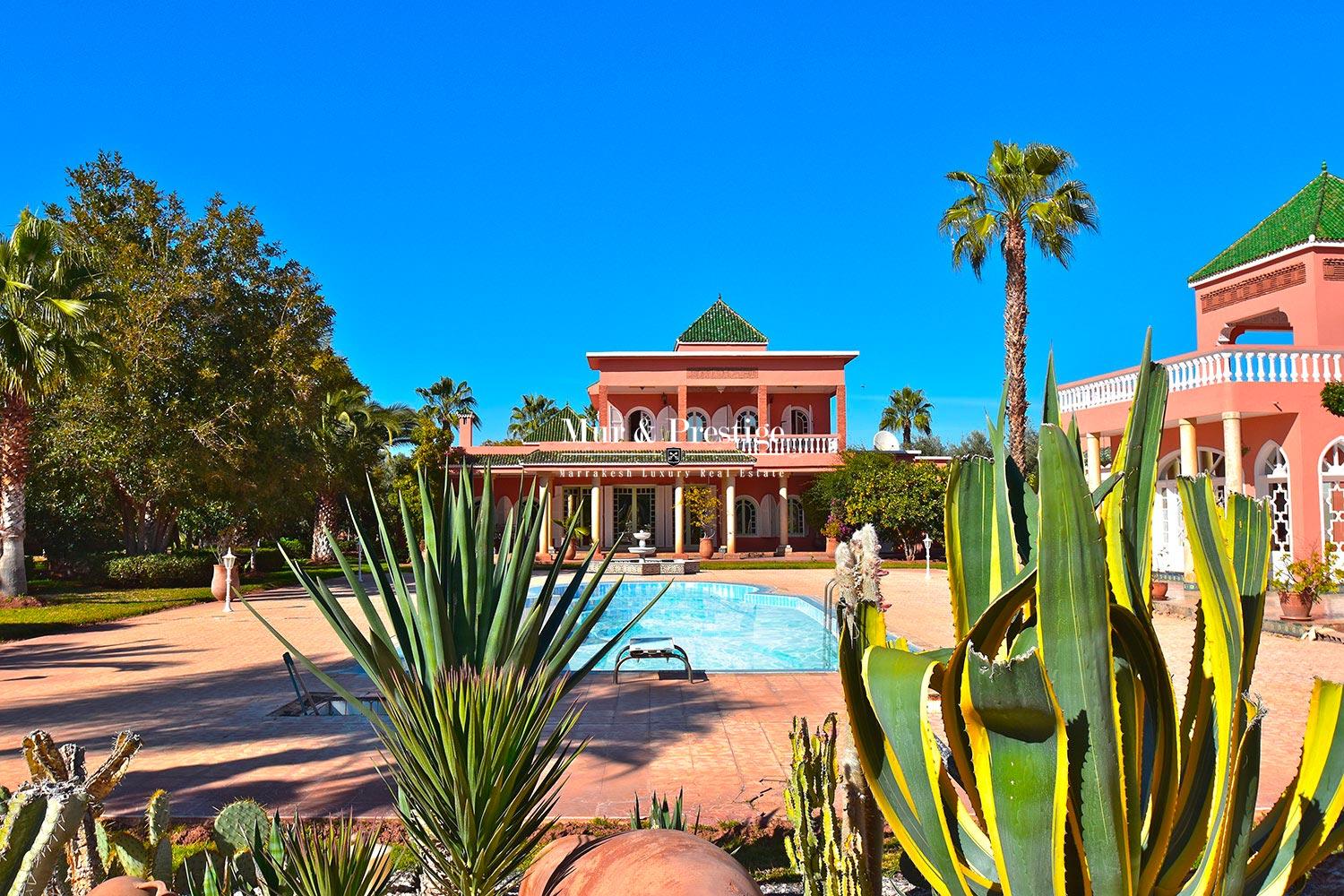 Maison marocaine a vendre route de l’Ourika