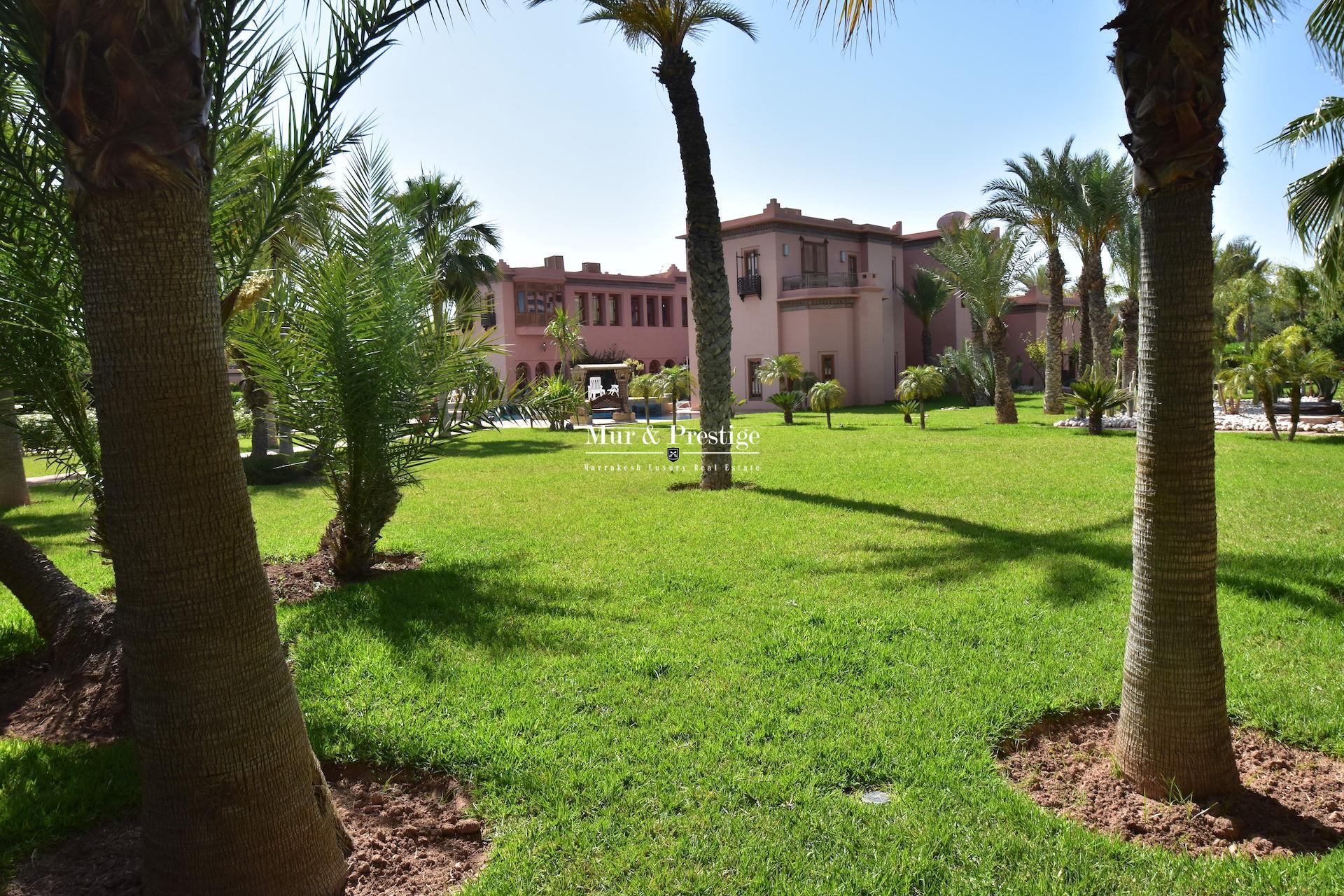 Palais à Vendre à la Palmeraie Marrakech -  Immobilier de Luxe