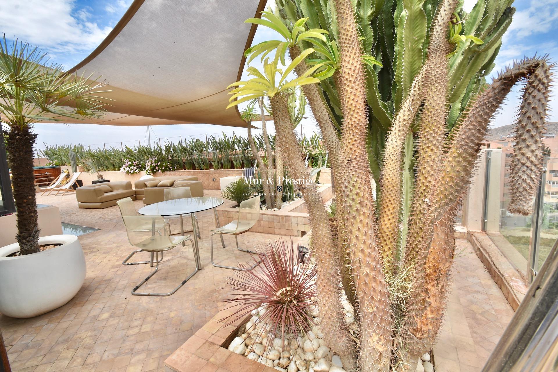 Penthouse à Louer au Coeur de Marrakech - Agence Immobilière