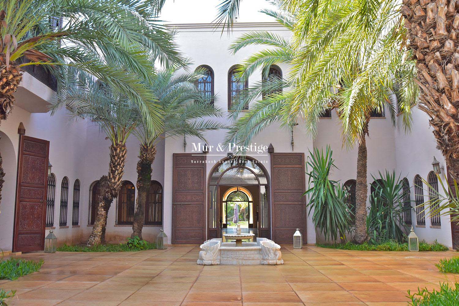 Prestigieuse propriete a vendre a la Palmeraie