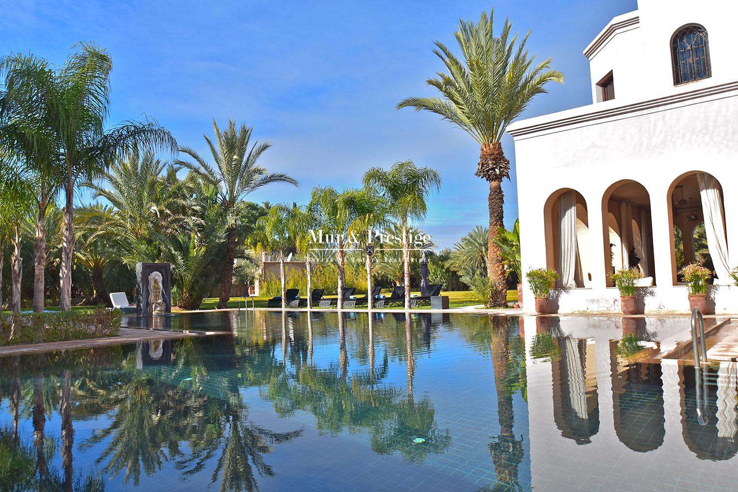 Prestigieuse propriete a vendre a la Palmeraie
