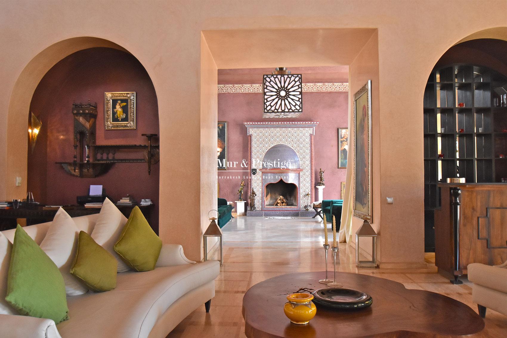 Prestigieuse propriete a vendre a la Palmeraie