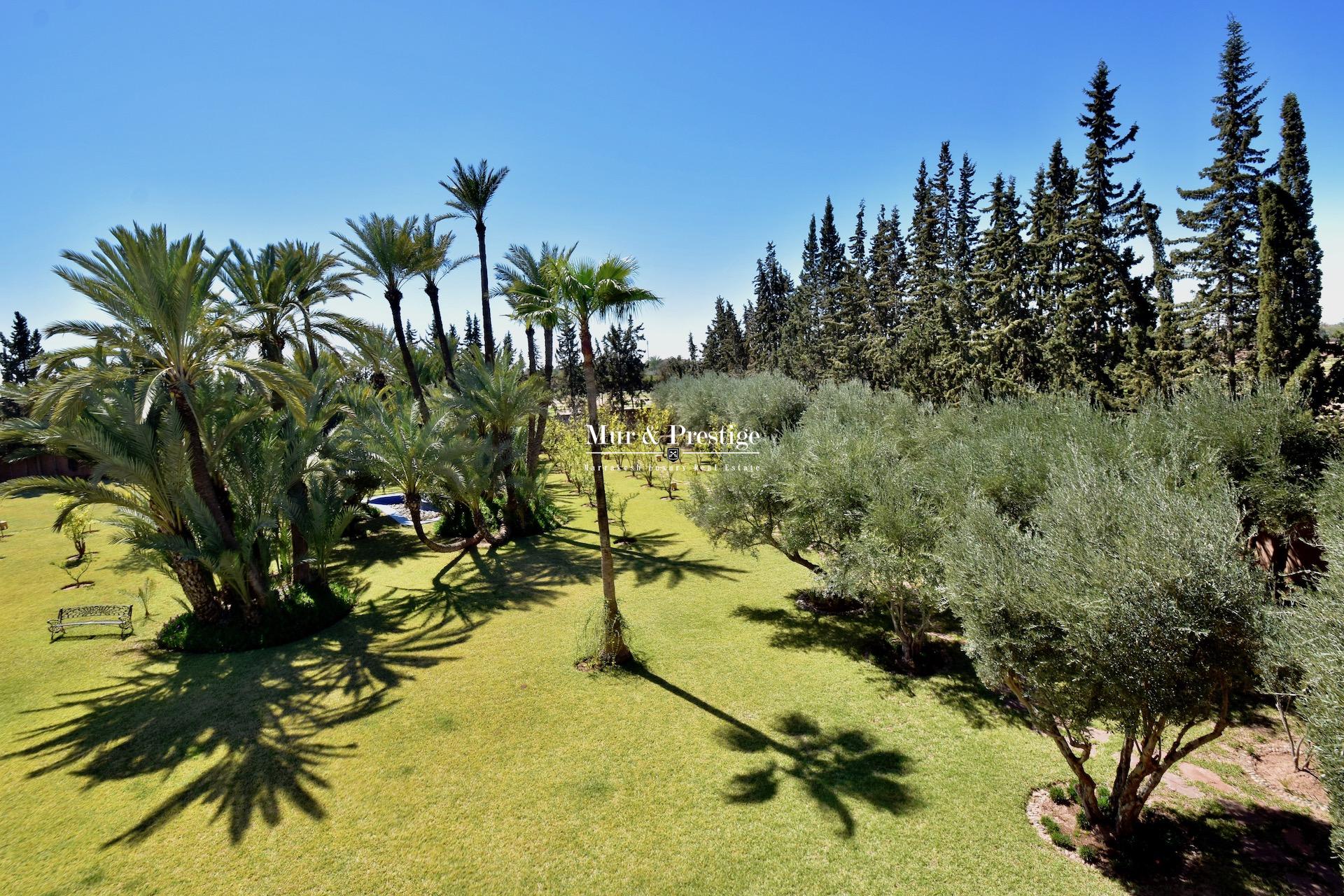 Maison à vendre Charles Boccara sur un hectare à Marrakech