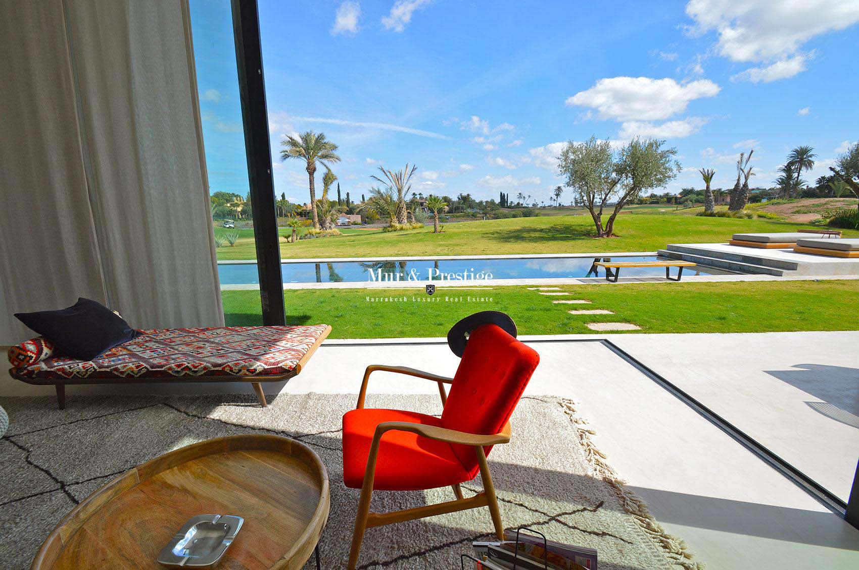 Sompteuse villa sur golf en vente a Marrakech
