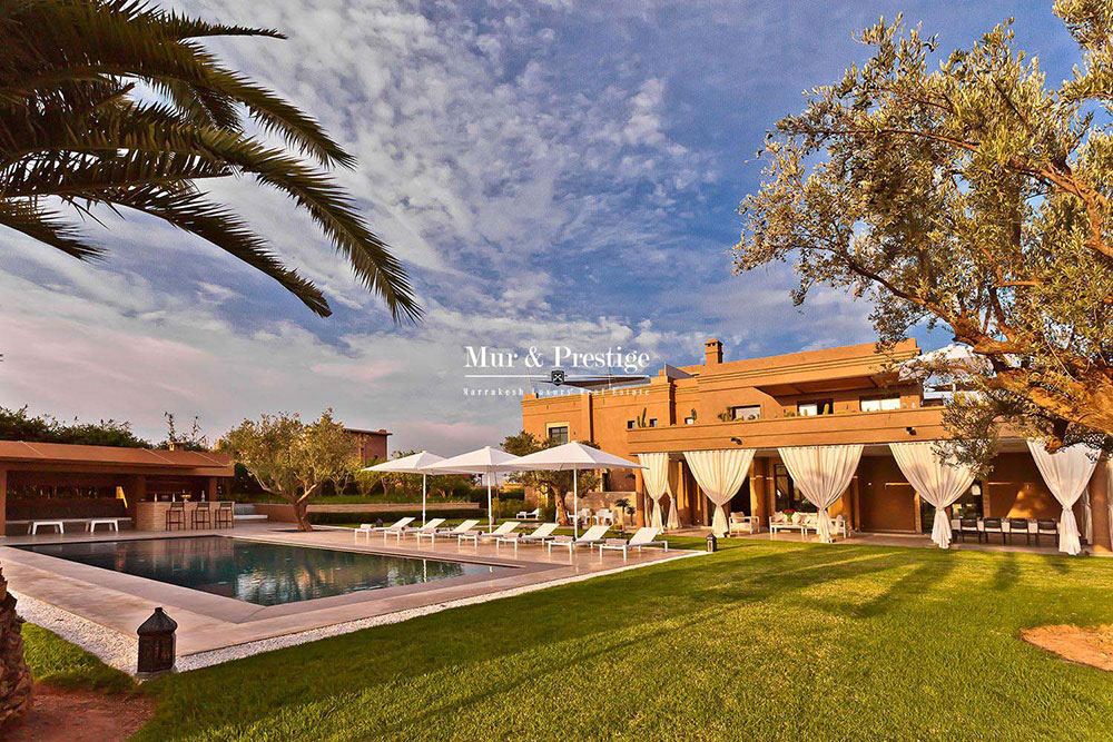 Splendide villa sur golf à vendre à Marrakech