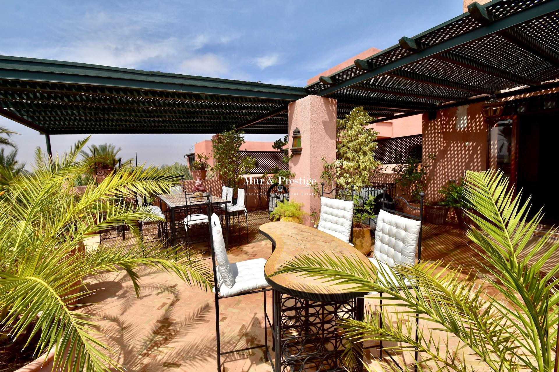 Appartement à Vendre au Coeur de la Palmeraie de Marrakech