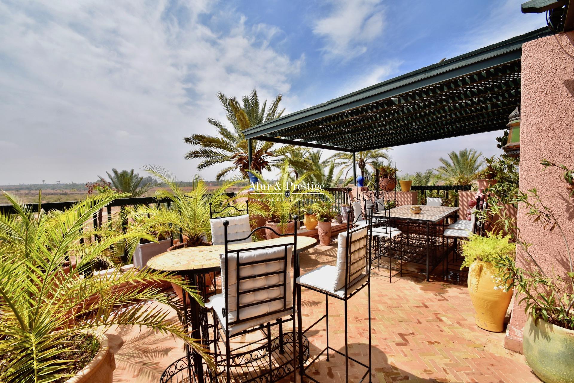 Appartement à Vendre au Coeur de la Palmeraie de Marrakech