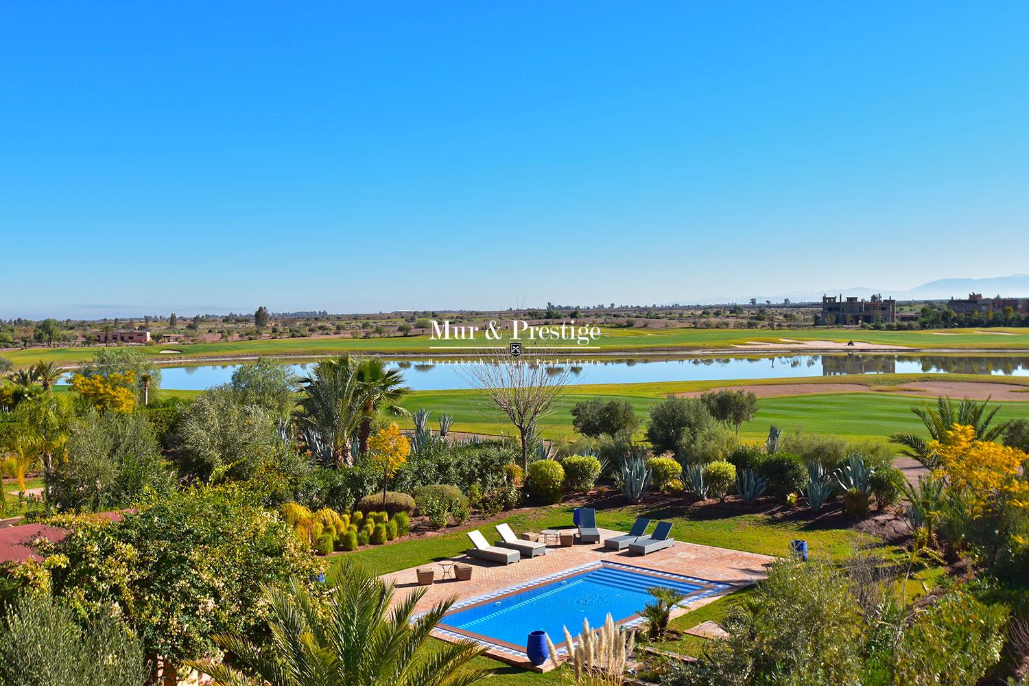 Vente villa en 1ère ligne de golf à Marrakech