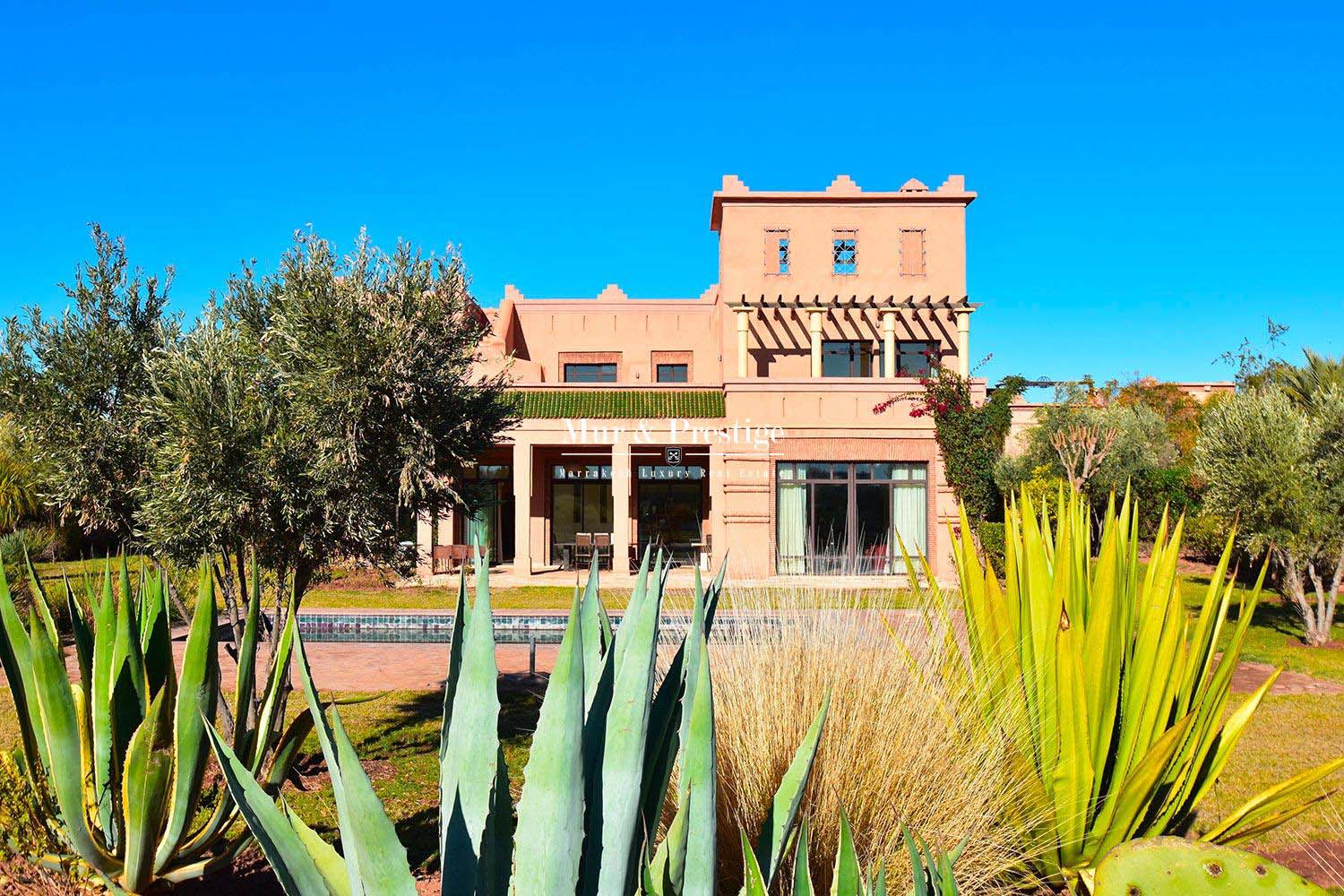 Vente villa en 1ère ligne de golf à Marrakech