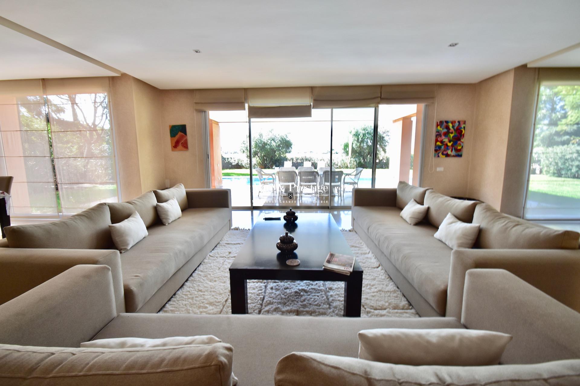 Maison à vendre front golf AL MAADEN Marrakech - Agence Immobilière