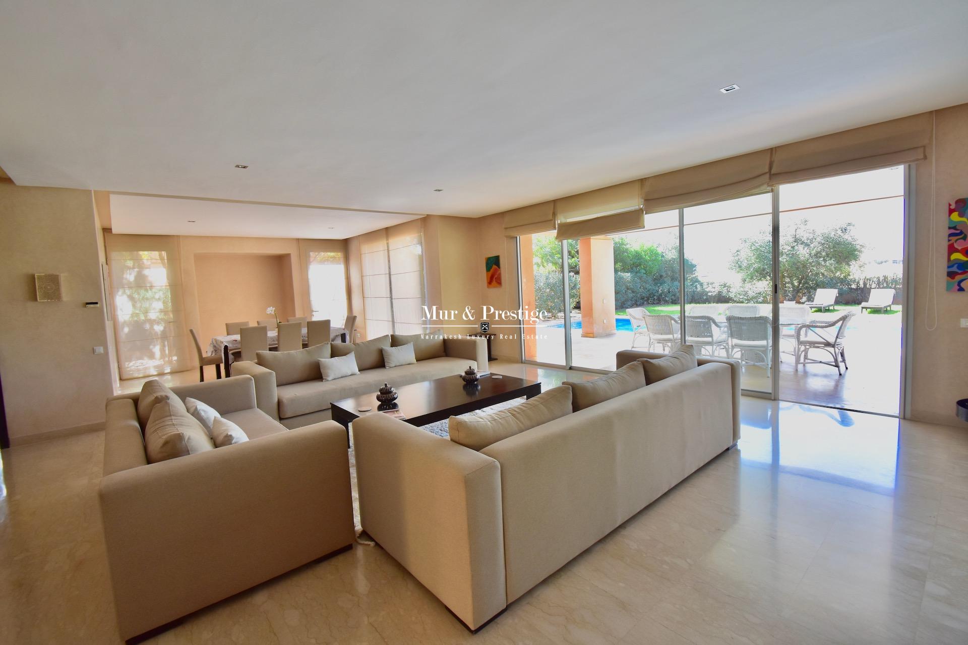 Maison à vendre front golf AL MAADEN Marrakech - Agence Immobilière