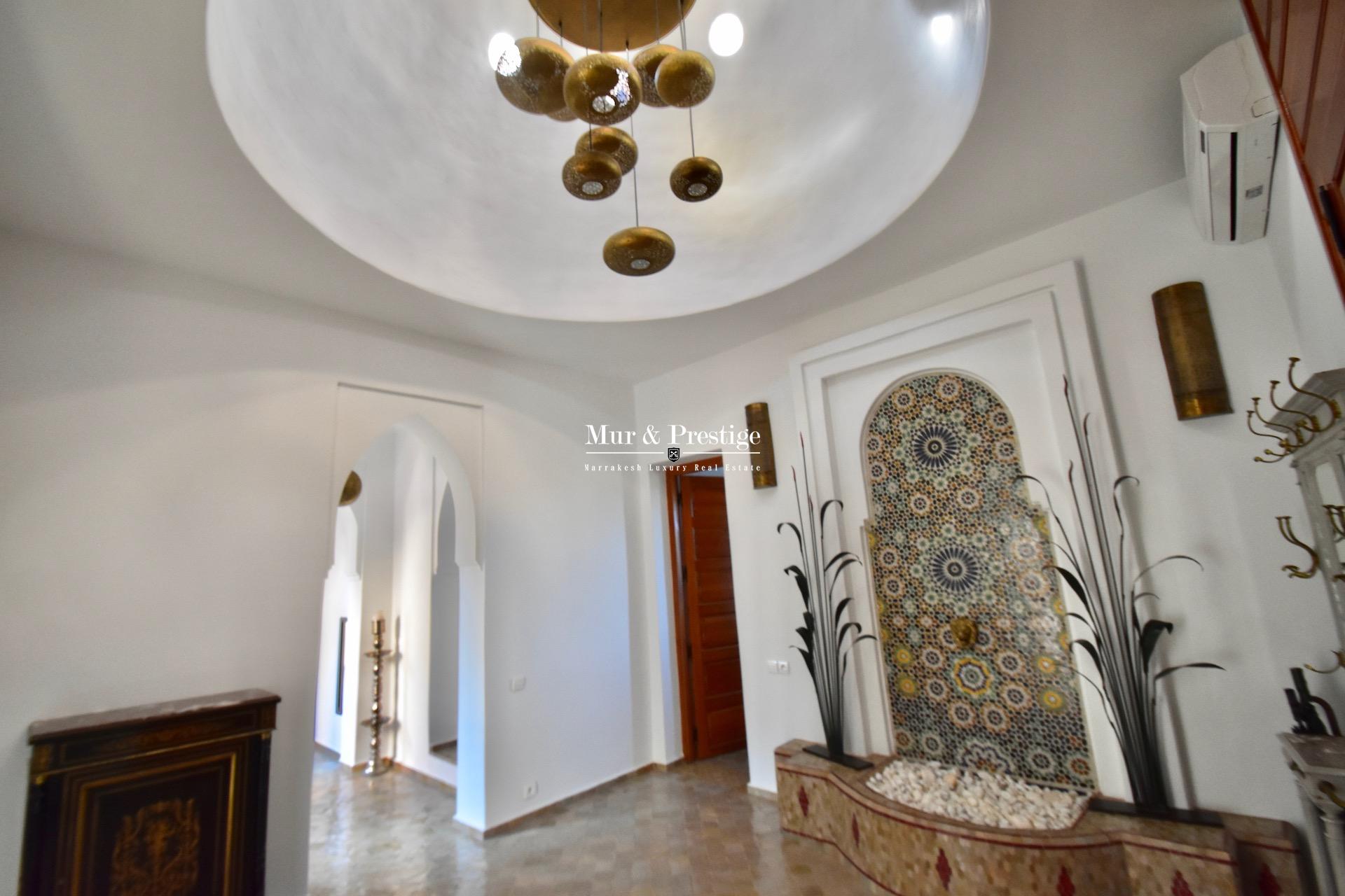 Agence Immobilière - Maison à vendre au golf Amelkis Marrakech