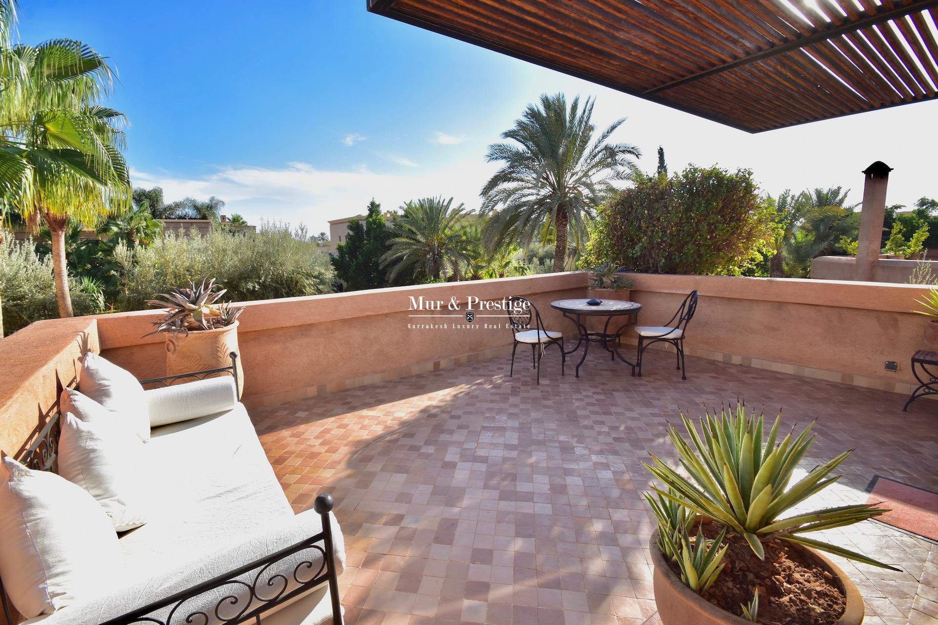 Agence Immobilière - Maison à vendre au golf Amelkis Marrakech