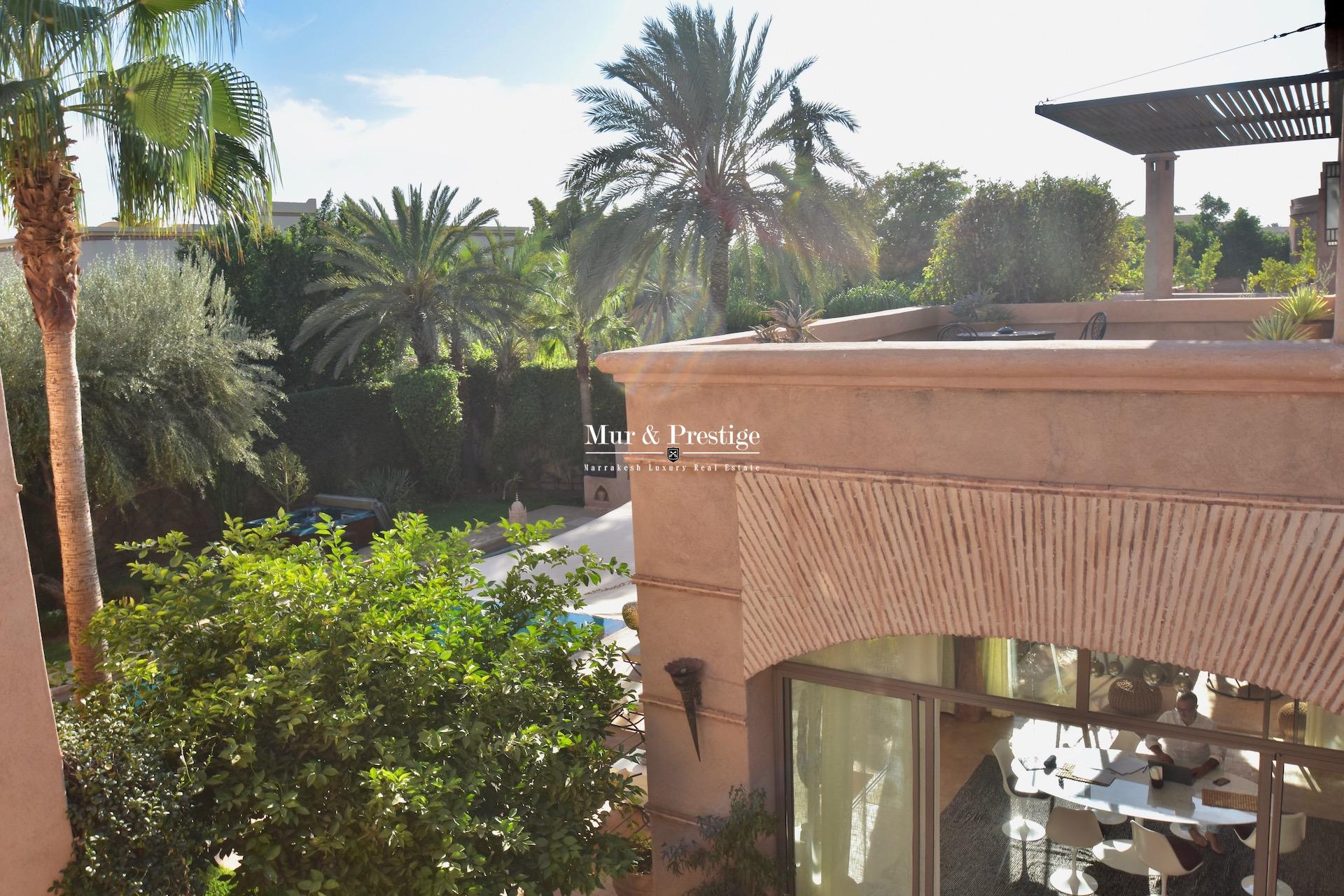 Agence Immobilière - Maison à vendre au golf Amelkis Marrakech