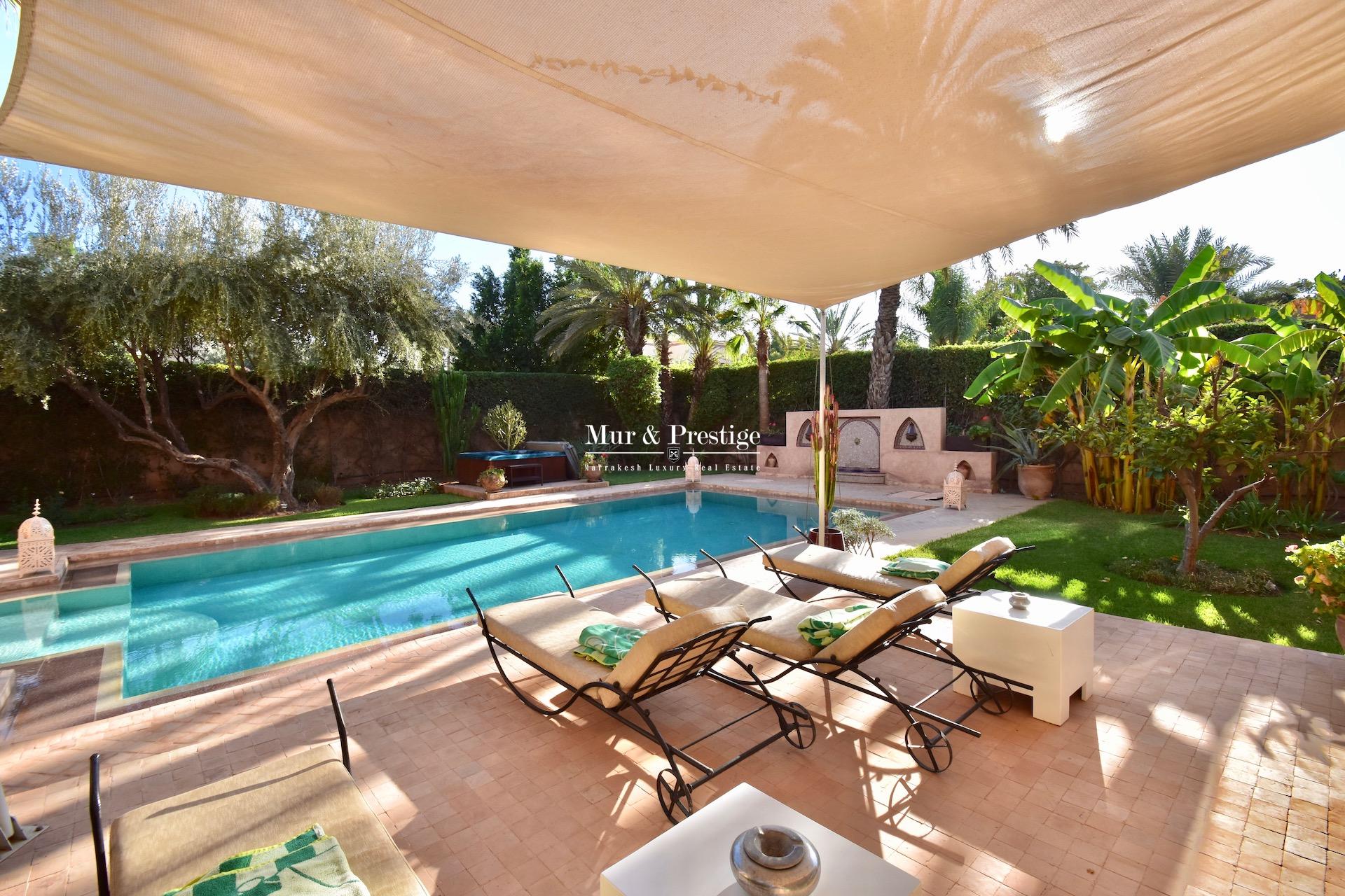 Agence Immobilière - Maison à vendre au golf Amelkis Marrakech