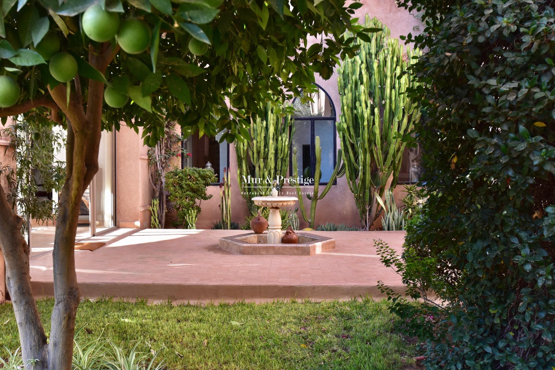 Agence Immobilière - Maison à vendre au golf Amelkis Marrakech