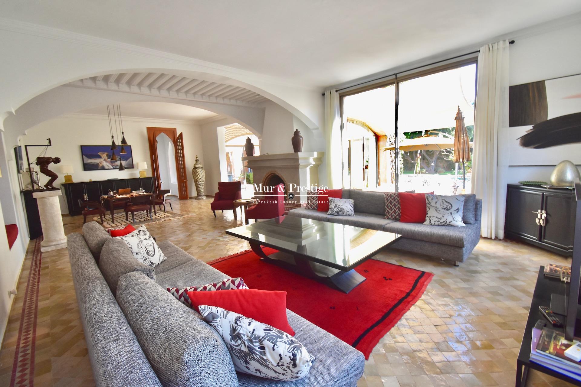 Agence Immobilière - Maison à vendre au golf Amelkis Marrakech