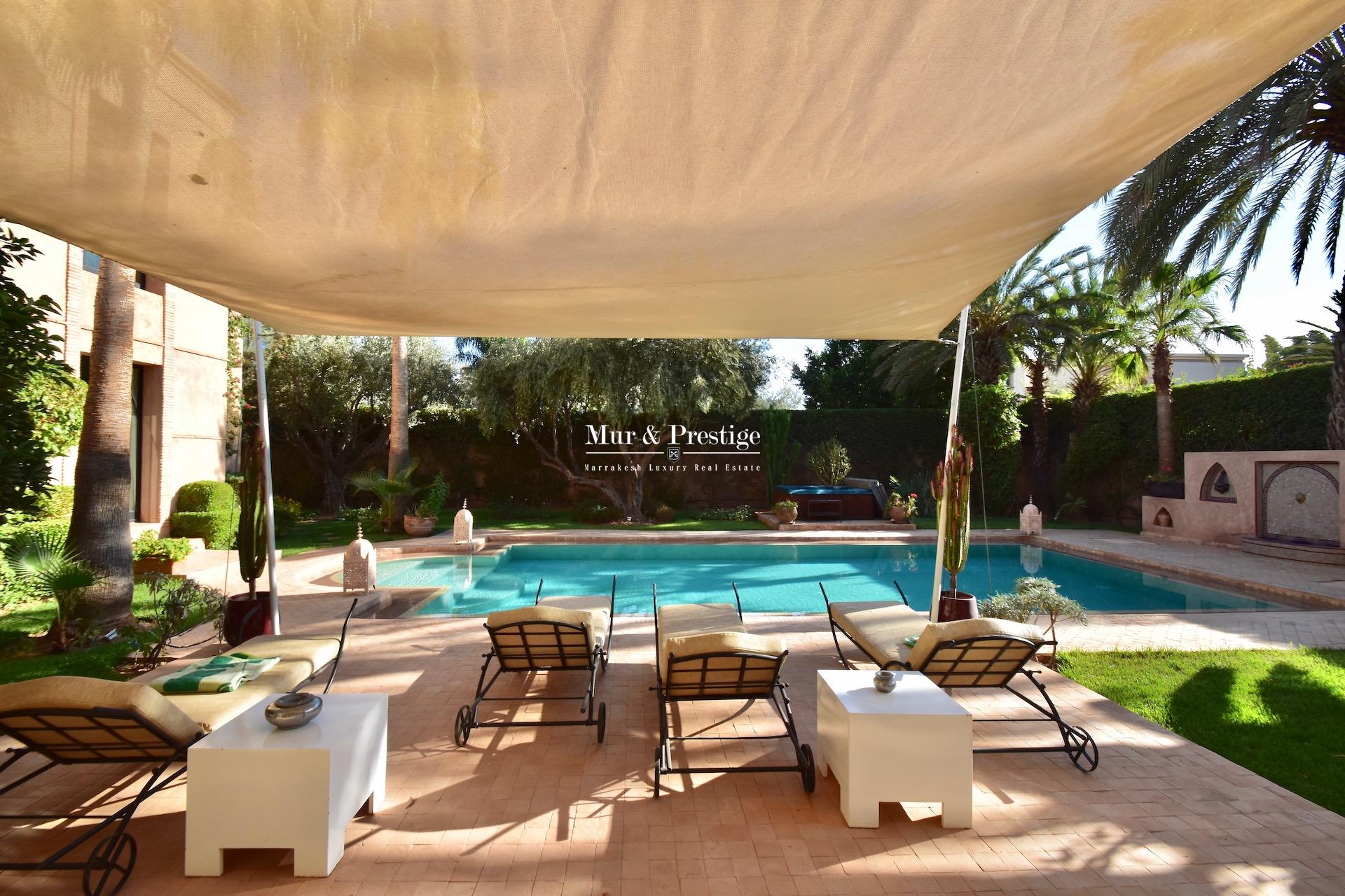 Agence Immobilière - Maison à vendre au golf Amelkis Marrakech