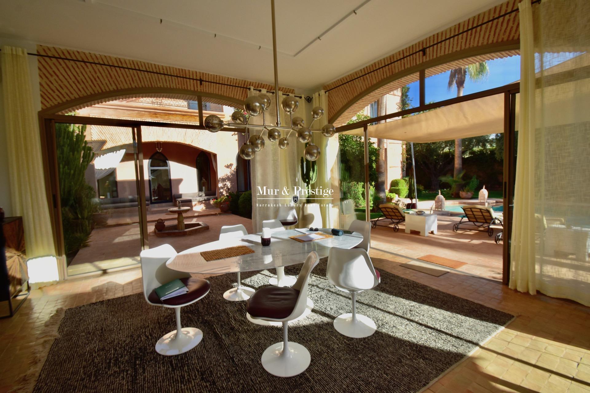 Agence Immobilière - Maison à vendre au golf Amelkis Marrakech