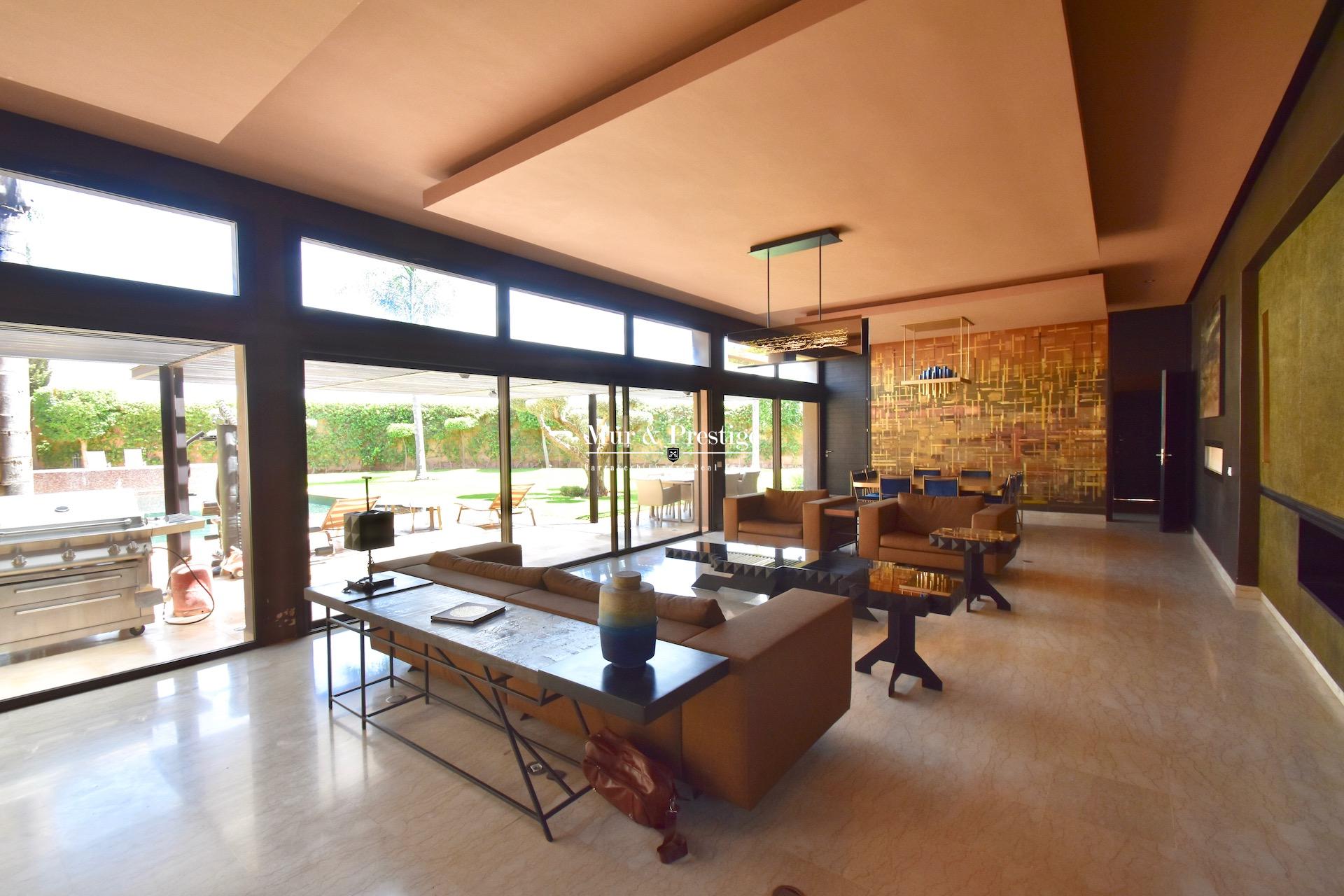 Vente villa de luxe sur le Golf de Al MAADEN à Marrakech