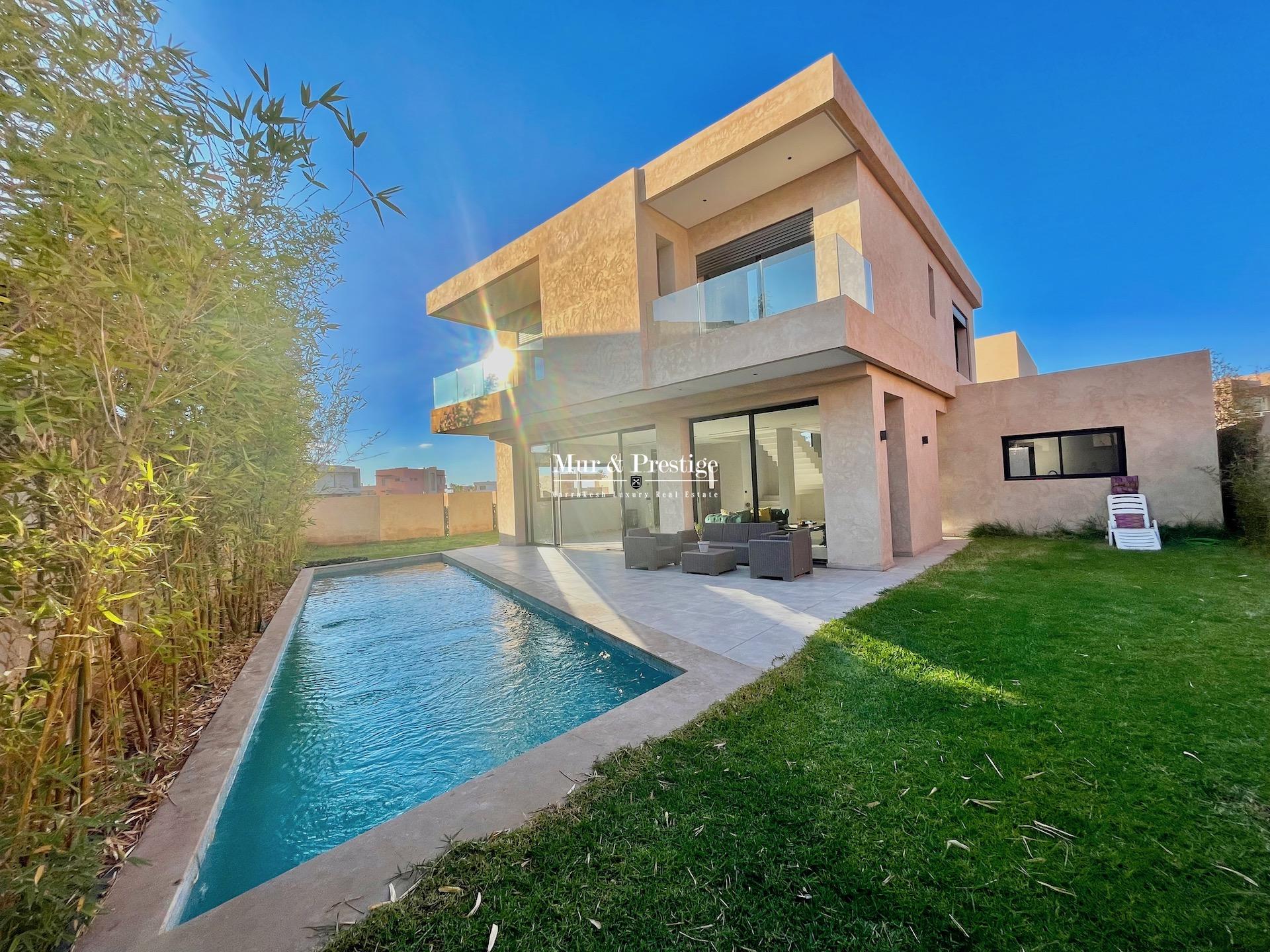 Vente maison moderne sur golf à Marrakech 