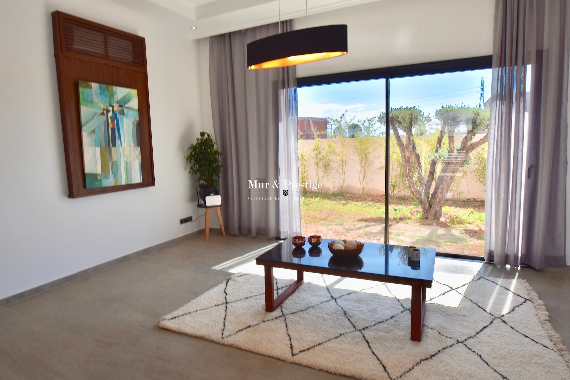 Vente maison golf Amelkis Marrakech , vue exceptionnelle sur le golf 