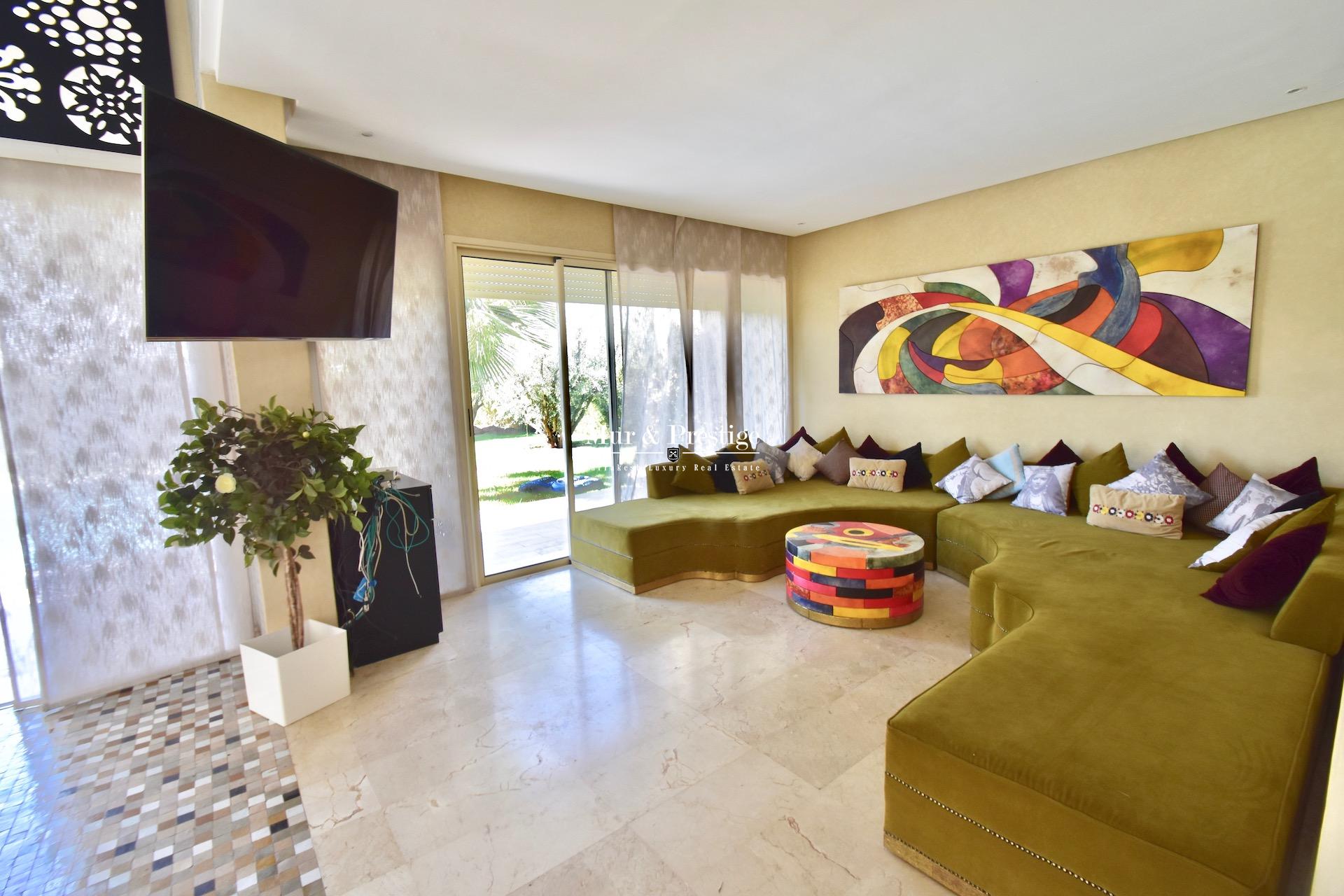 Maison à vendre en première ligne de golf  à Marrakech