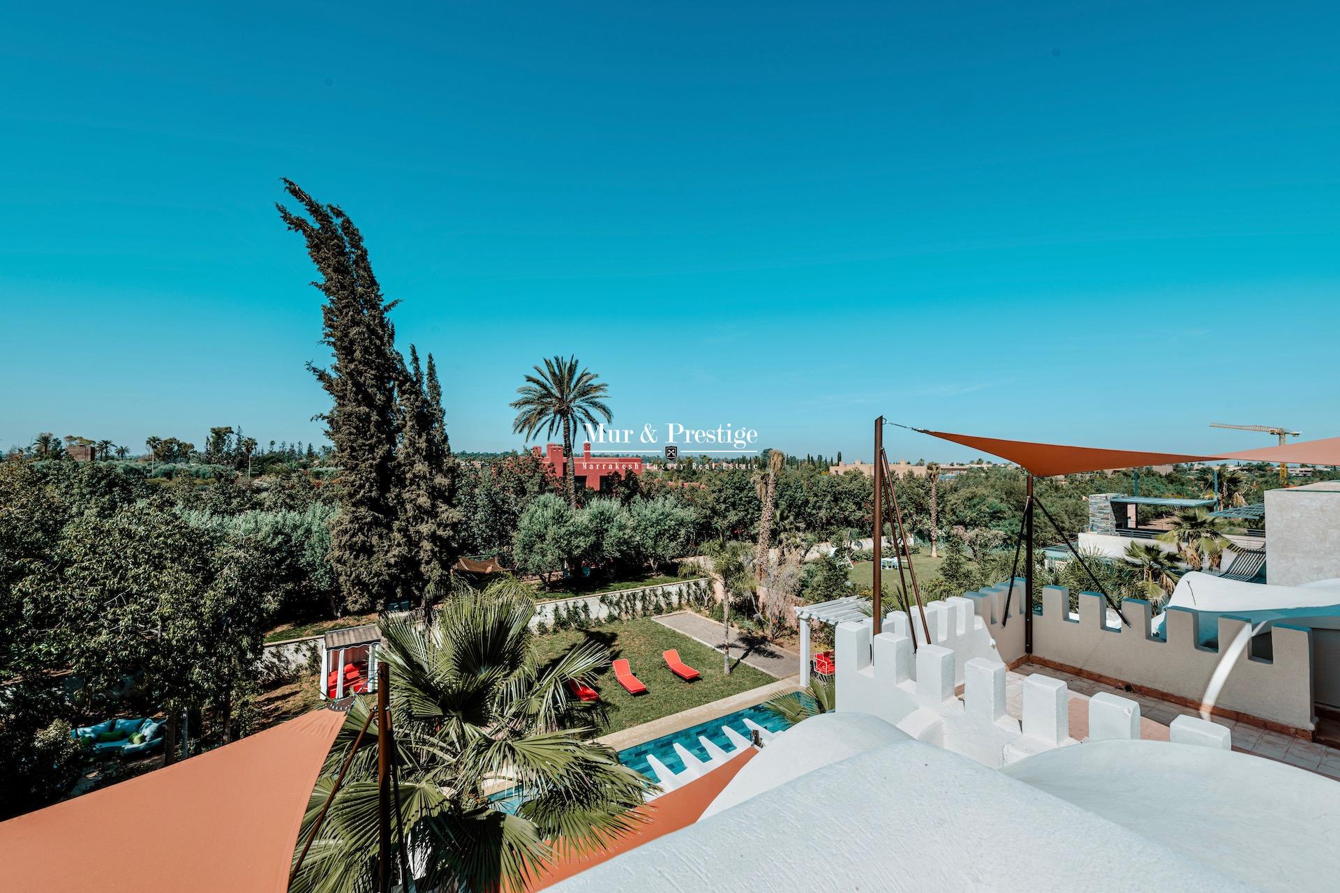 Vente maison de charme sur golf à Marrakech 