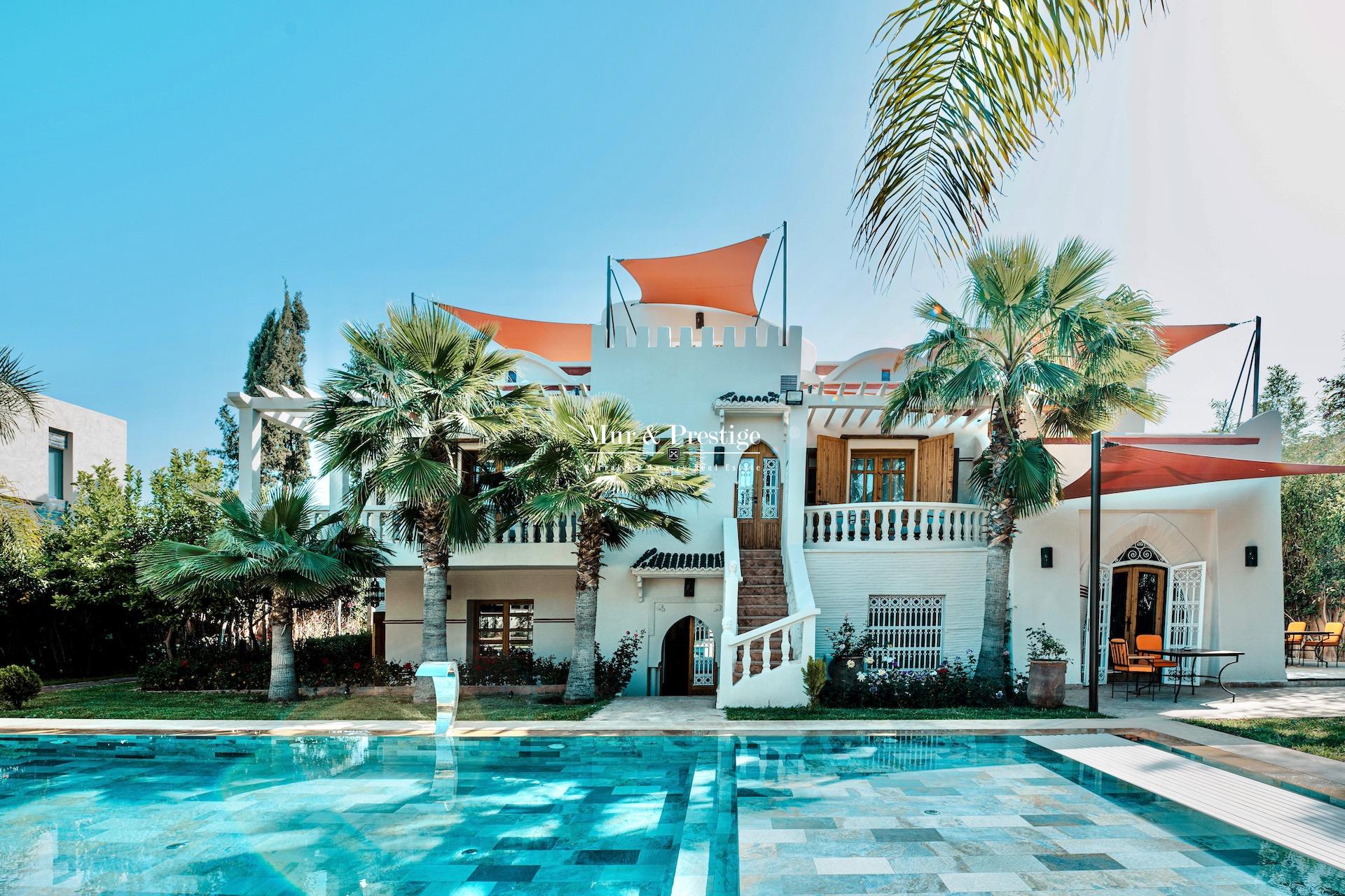 Vente maison de charme sur golf à Marrakech 
