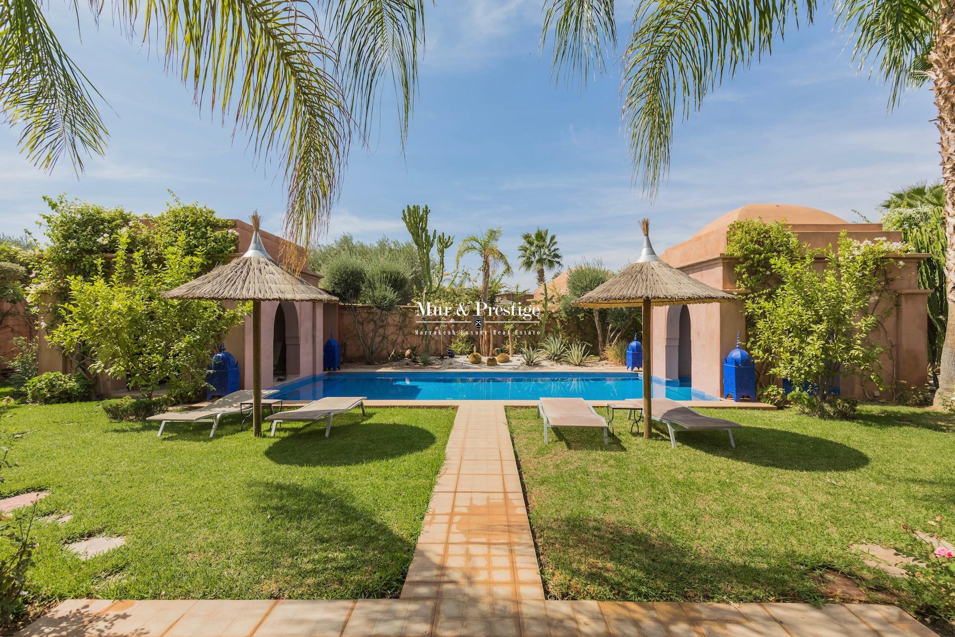 Villa en vente à Marrakech réalisée par l’architecte Charles Boccara  