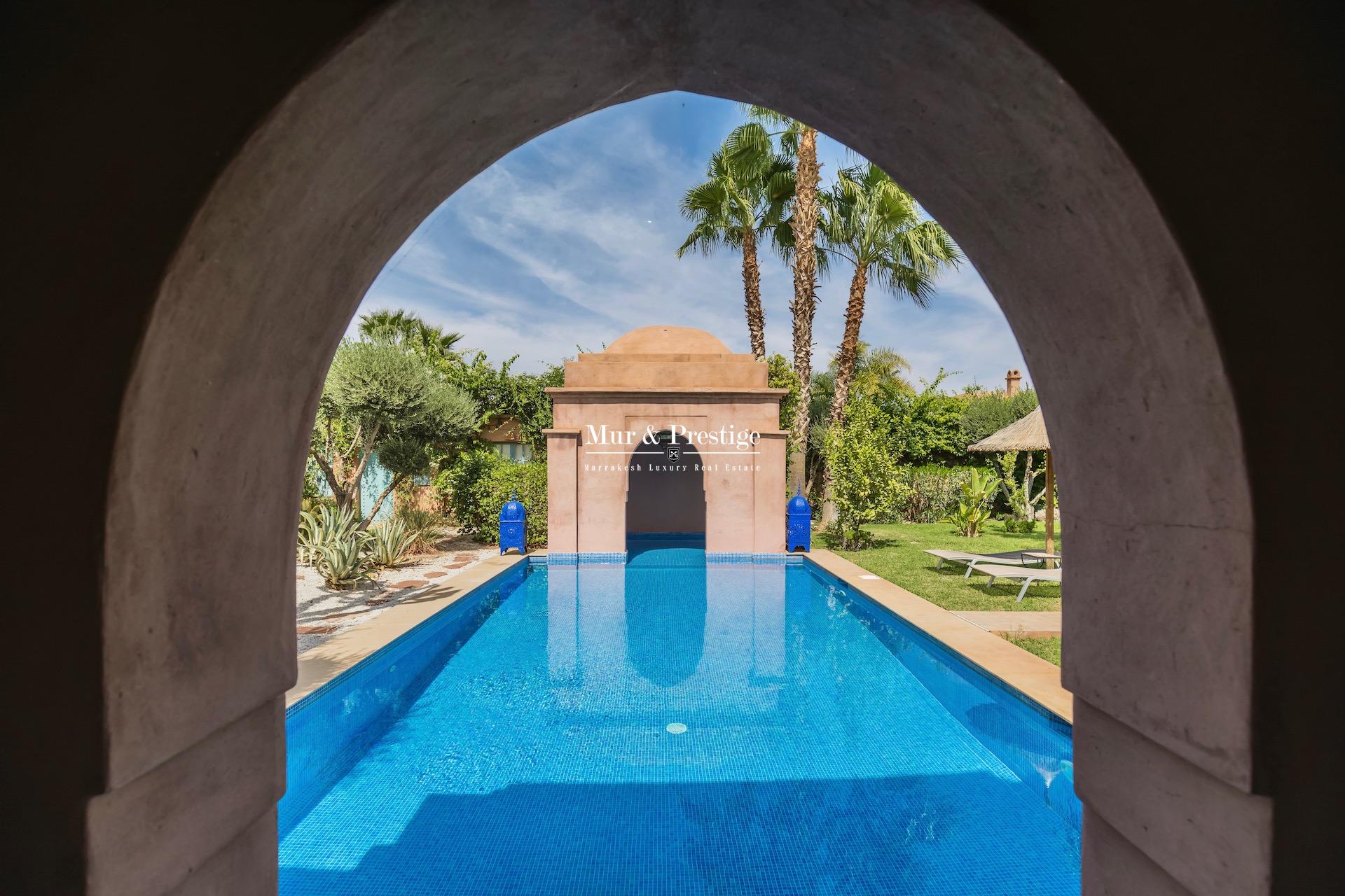 Villa en vente à Marrakech réalisée par l’architecte Charles Boccara  