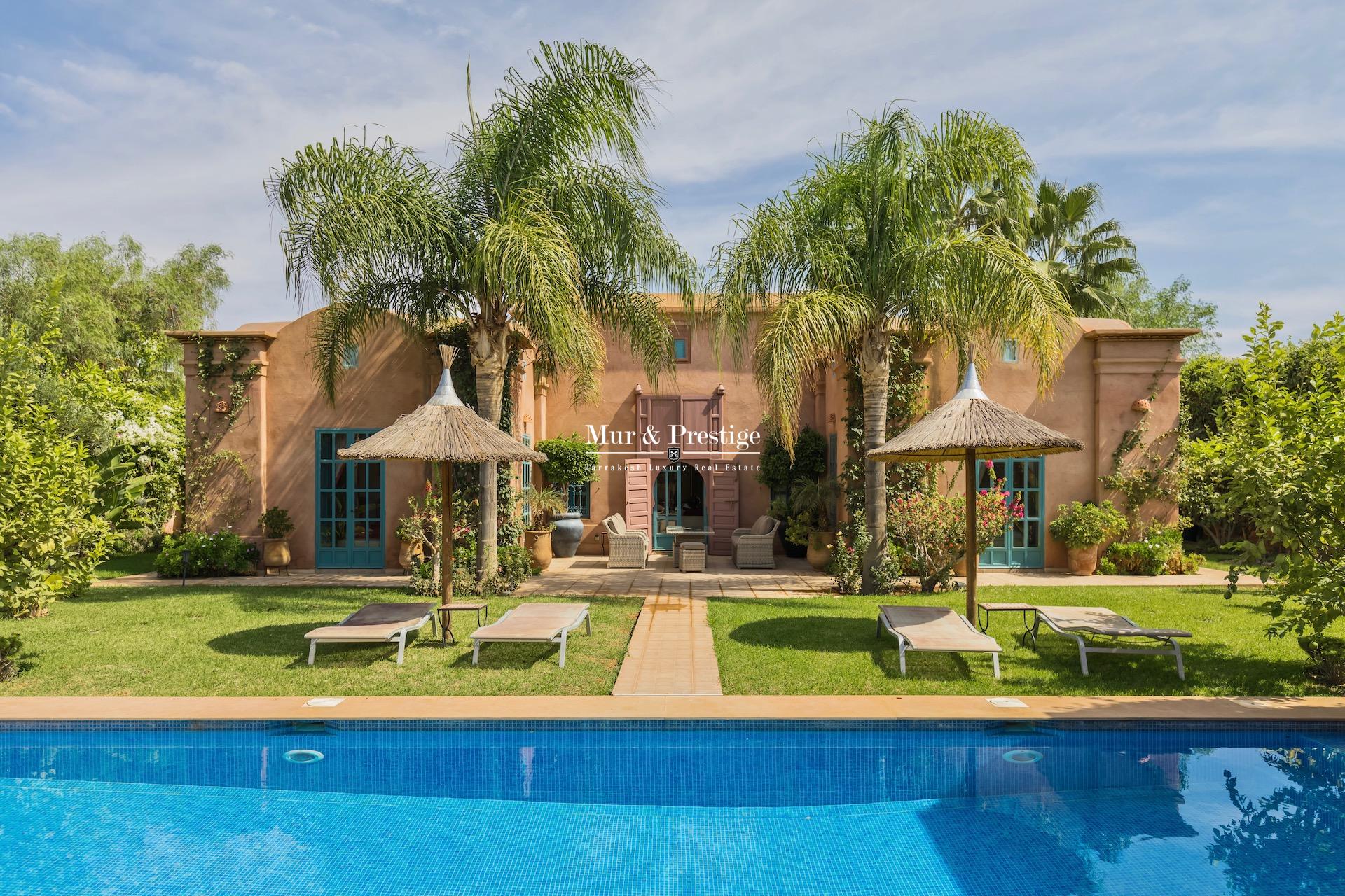 Villa en vente à Marrakech réalisée par l’architecte Charles Boccara  