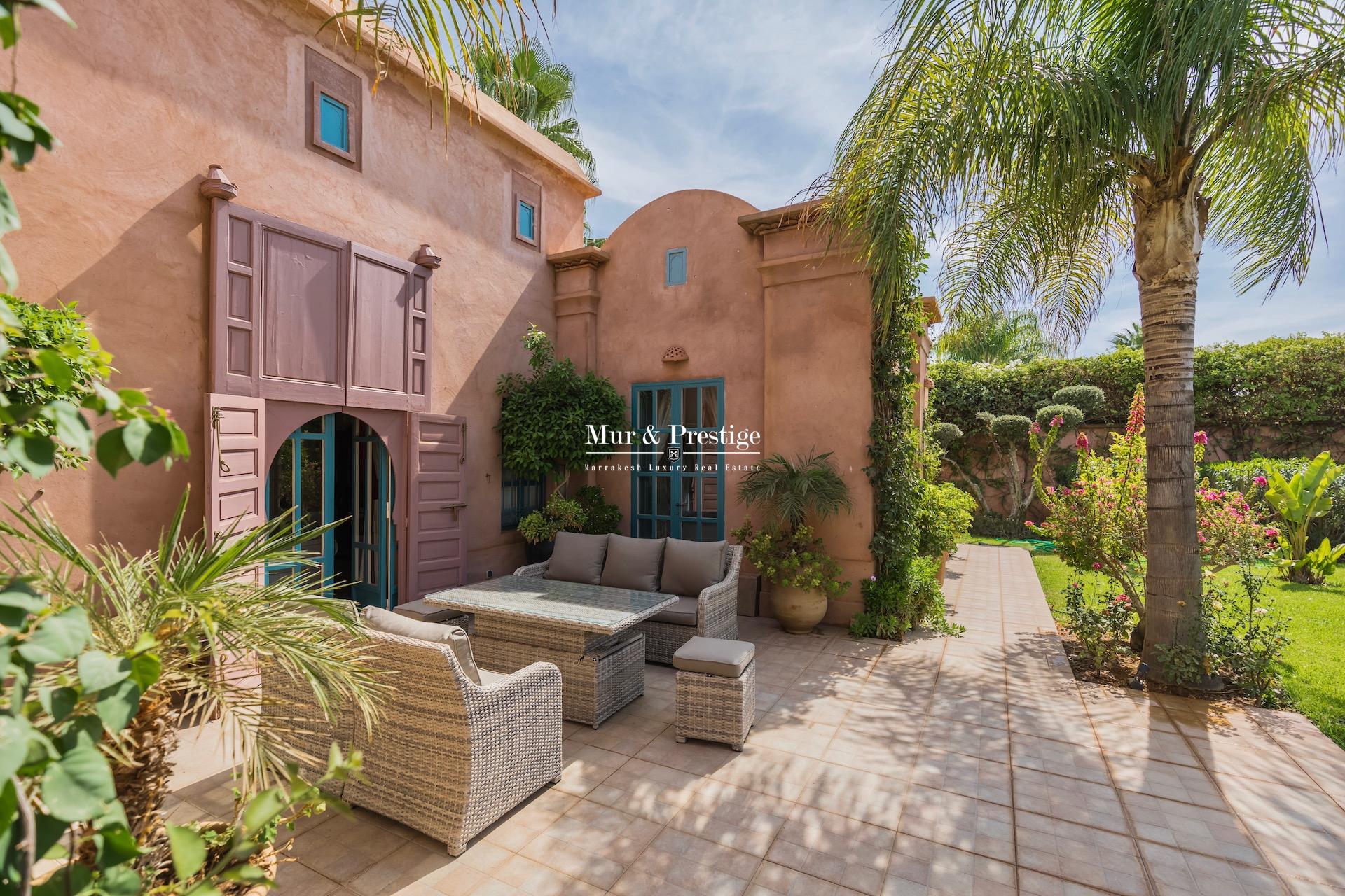 Villa en vente à Marrakech réalisée par l’architecte Charles Boccara  