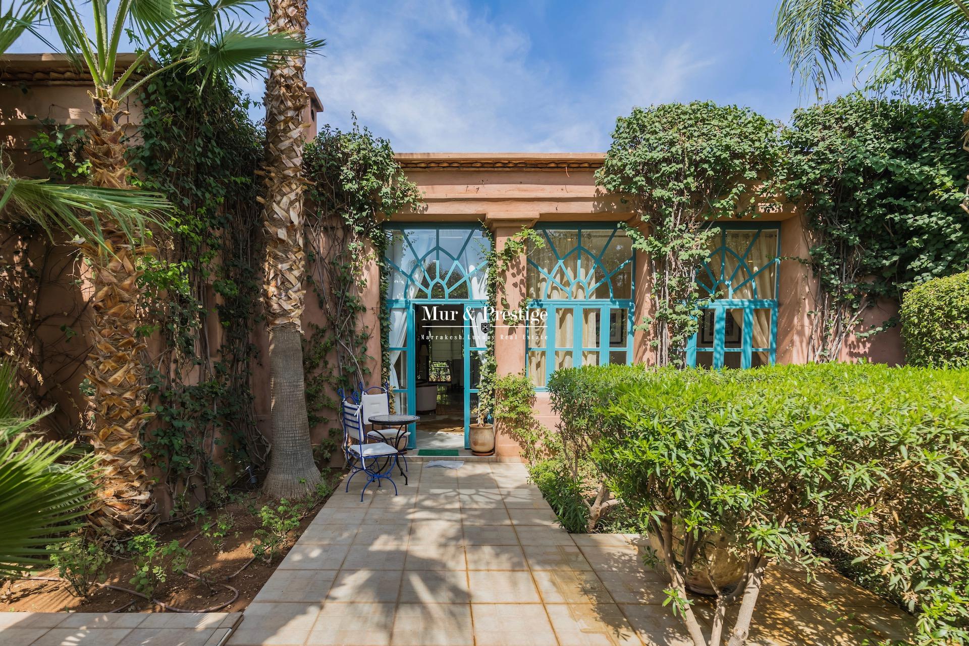 Villa en vente à Marrakech réalisée par l’architecte Charles Boccara  