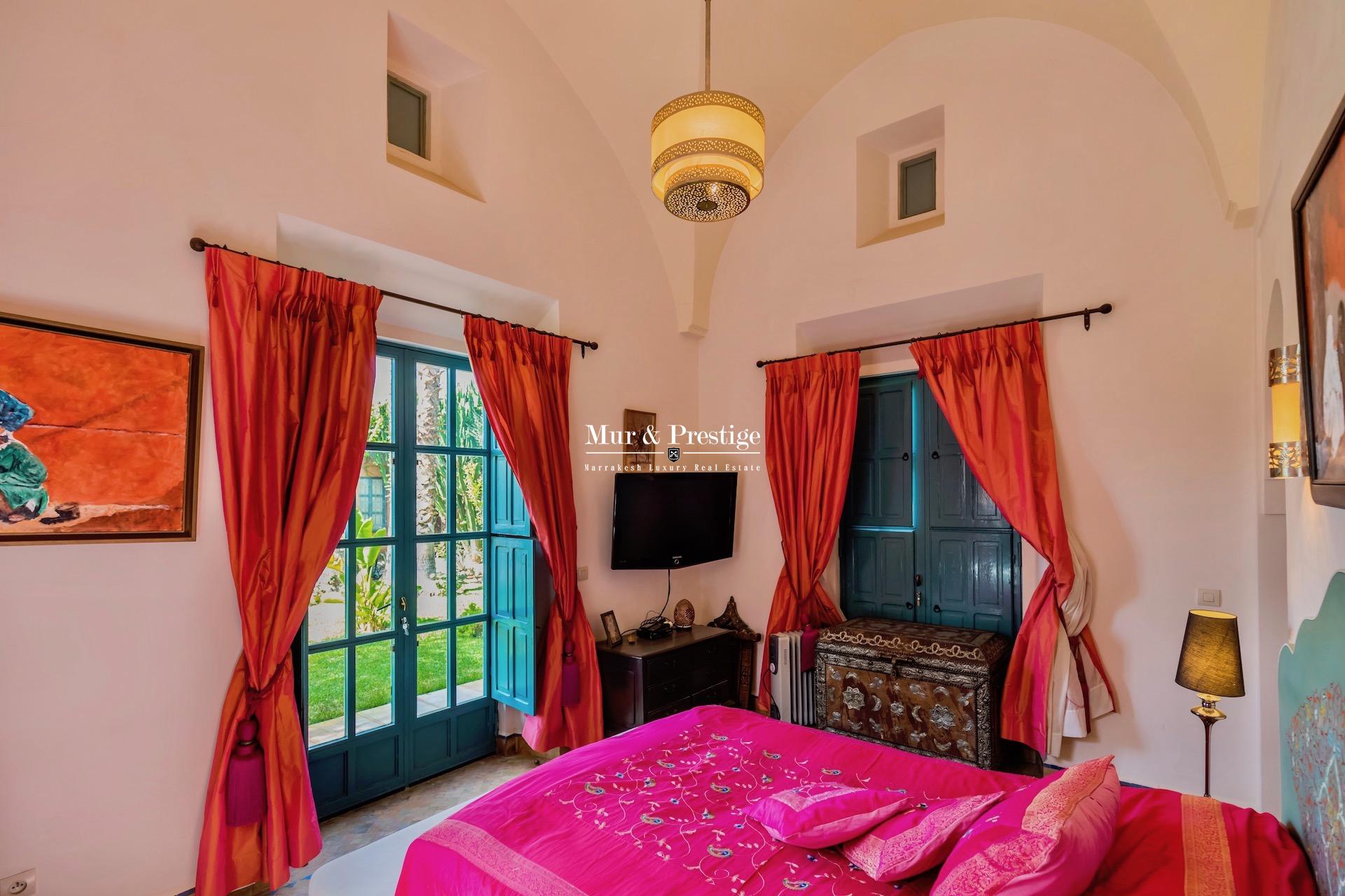 Villa en vente à Marrakech réalisée par l’architecte Charles Boccara  