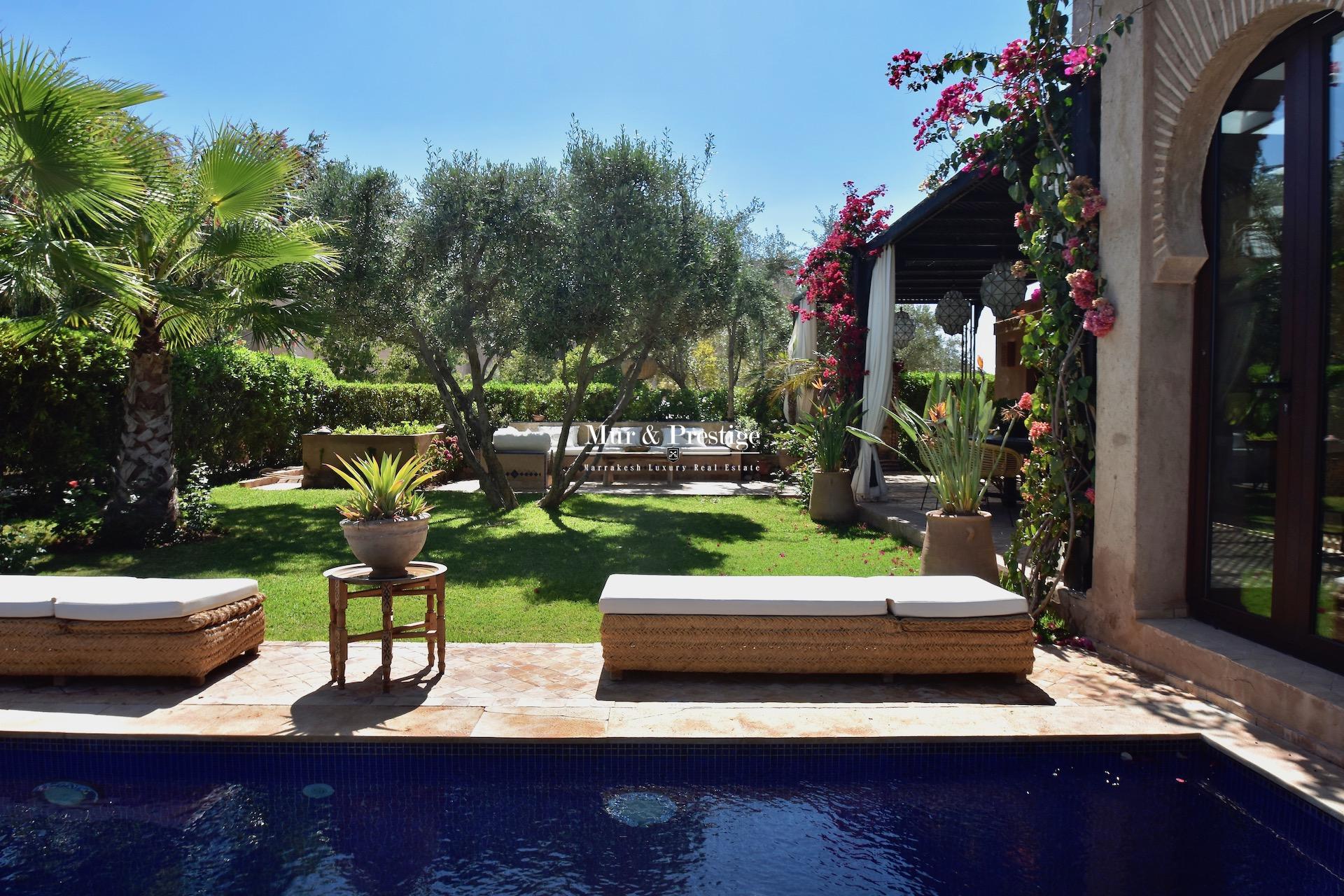 Vente Villa Marrakech – Agence Immobilière