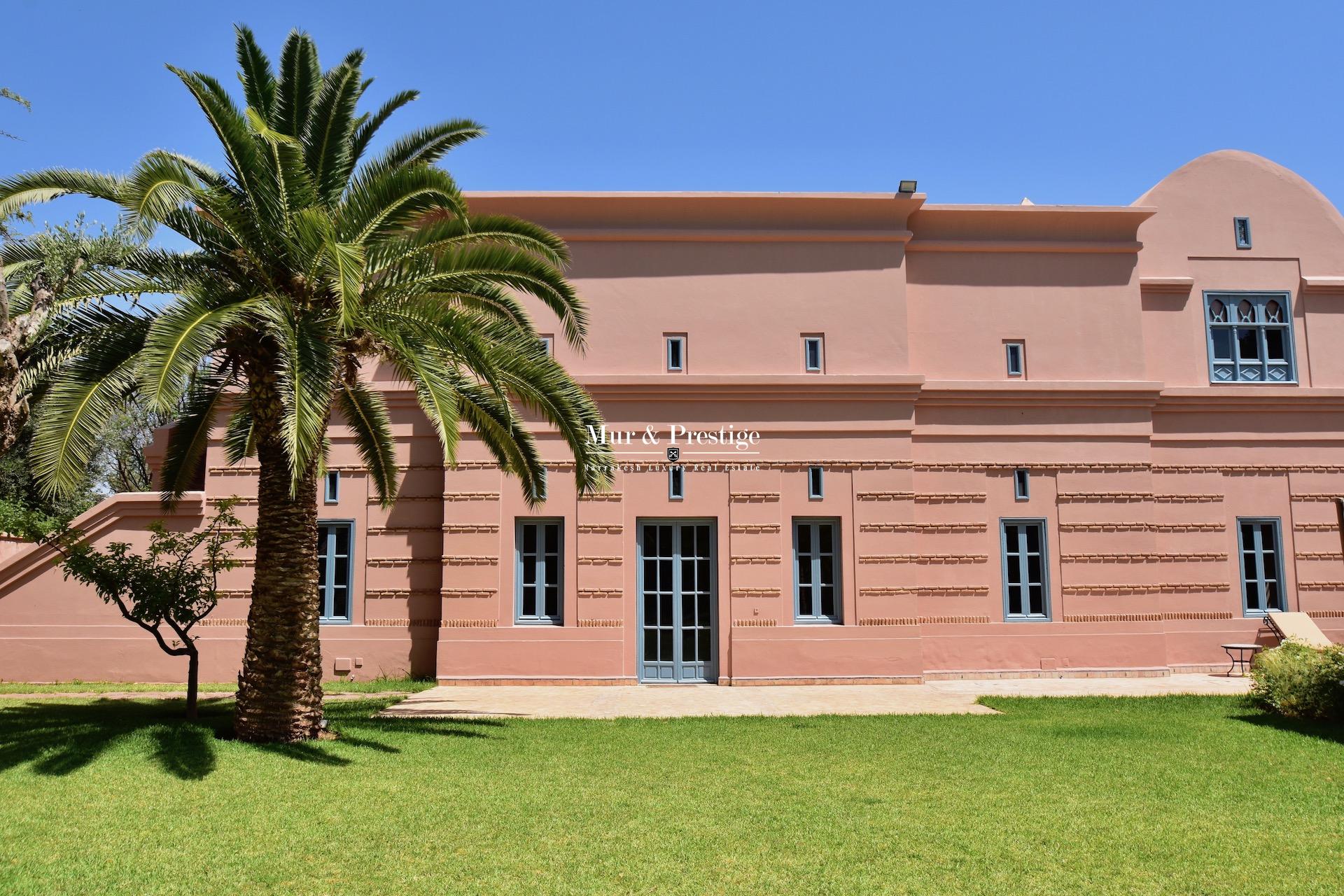 Maison de maître à vendre au golf Amelkis Marrakech - copie