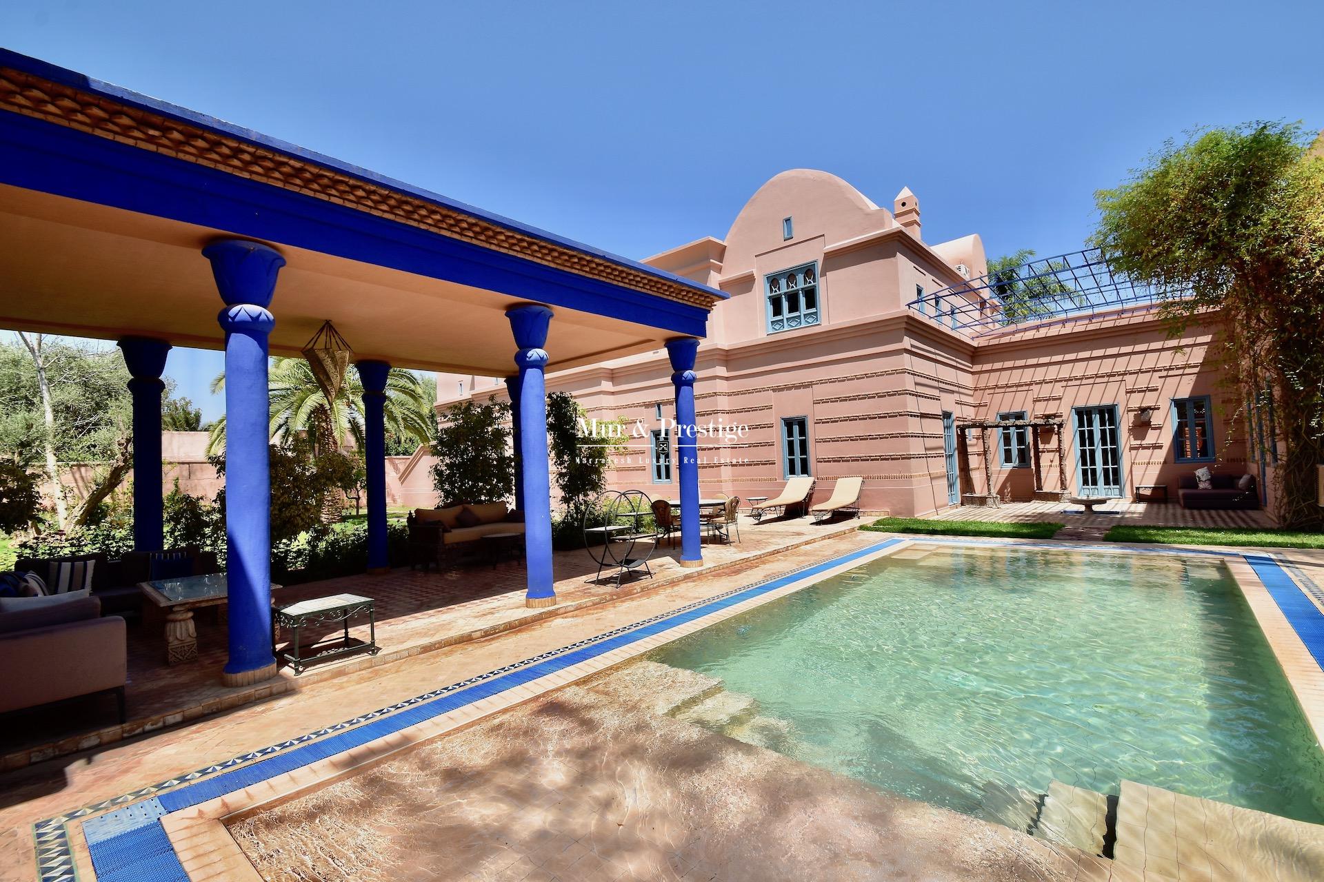 Maison de maître à vendre au golf Amelkis Marrakech - copie