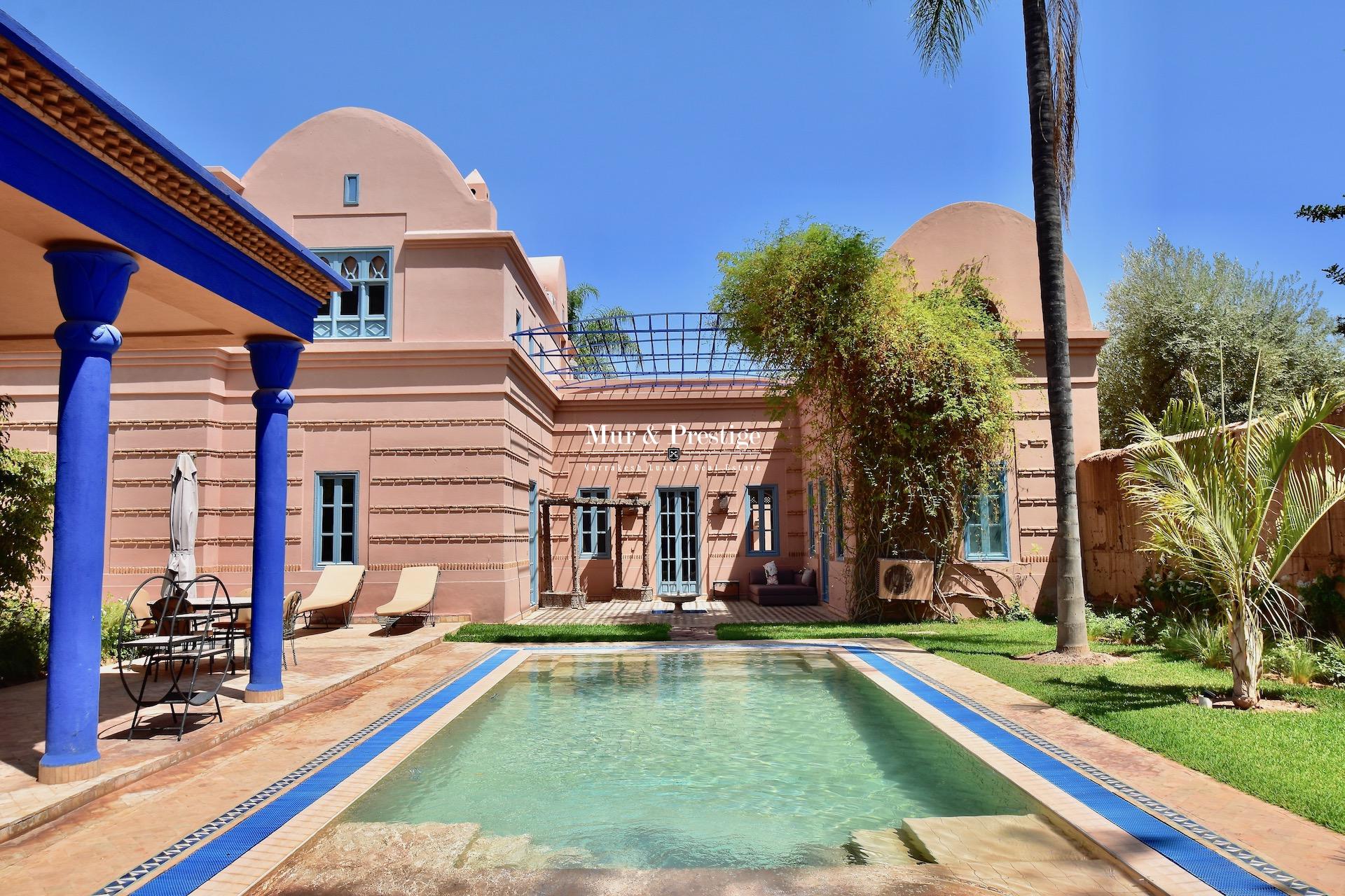 Maison de maître à vendre au golf Amelkis Marrakech - copie