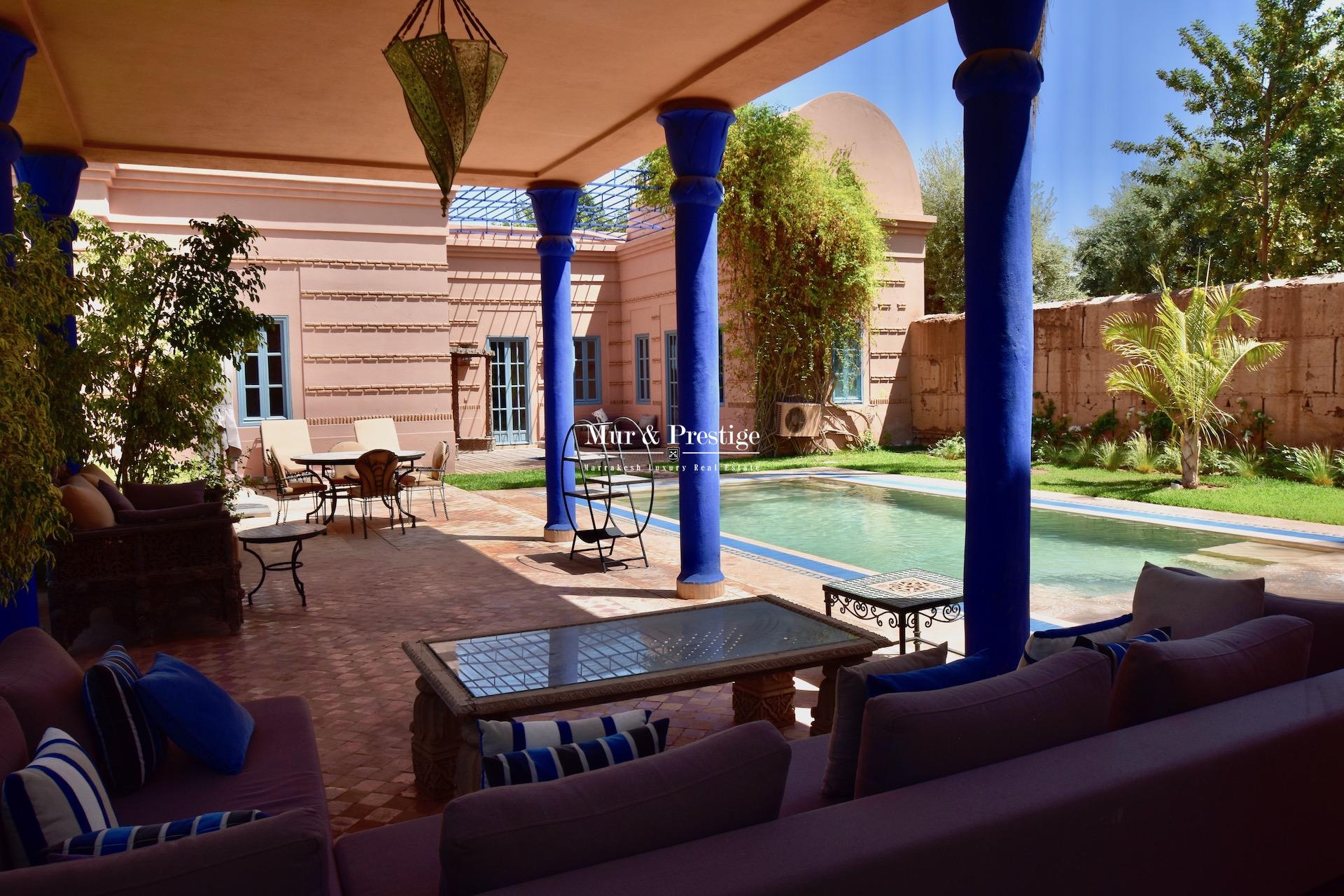 Maison de maître à vendre au golf Amelkis Marrakech - copie