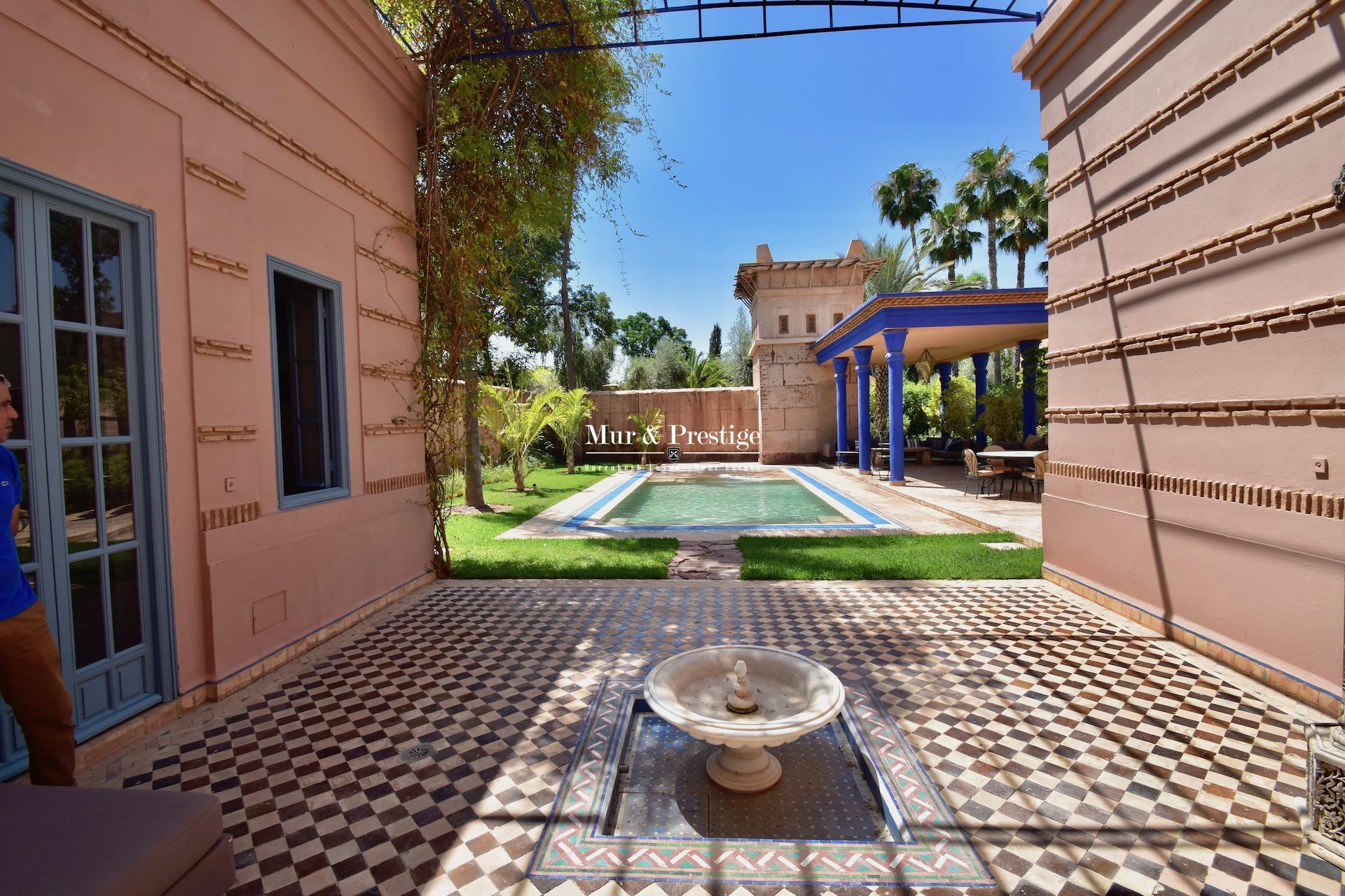 Maison de maître à vendre au golf Amelkis Marrakech - copie