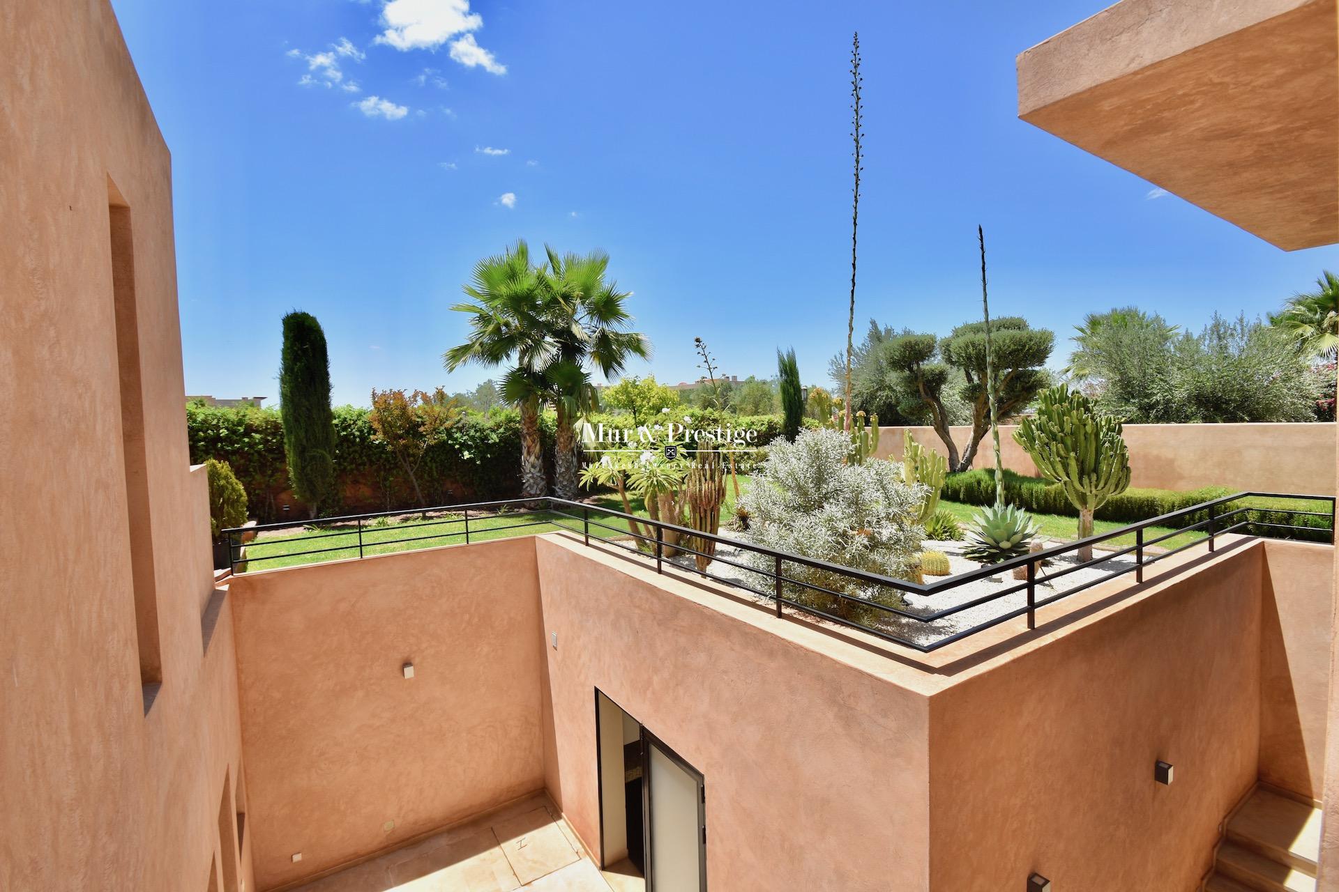 Maison moderne en vente sur le golf de Amelkis à Marrakech