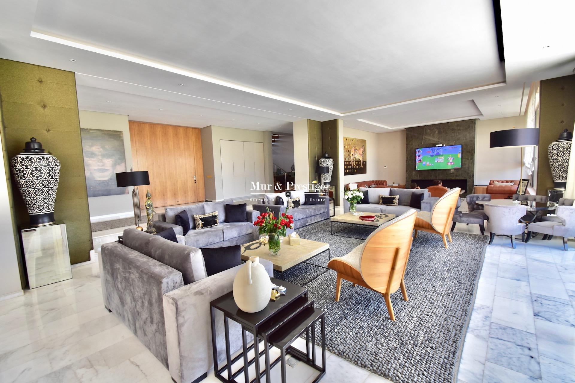 Maison moderne en vente sur le golf de Amelkis à Marrakech