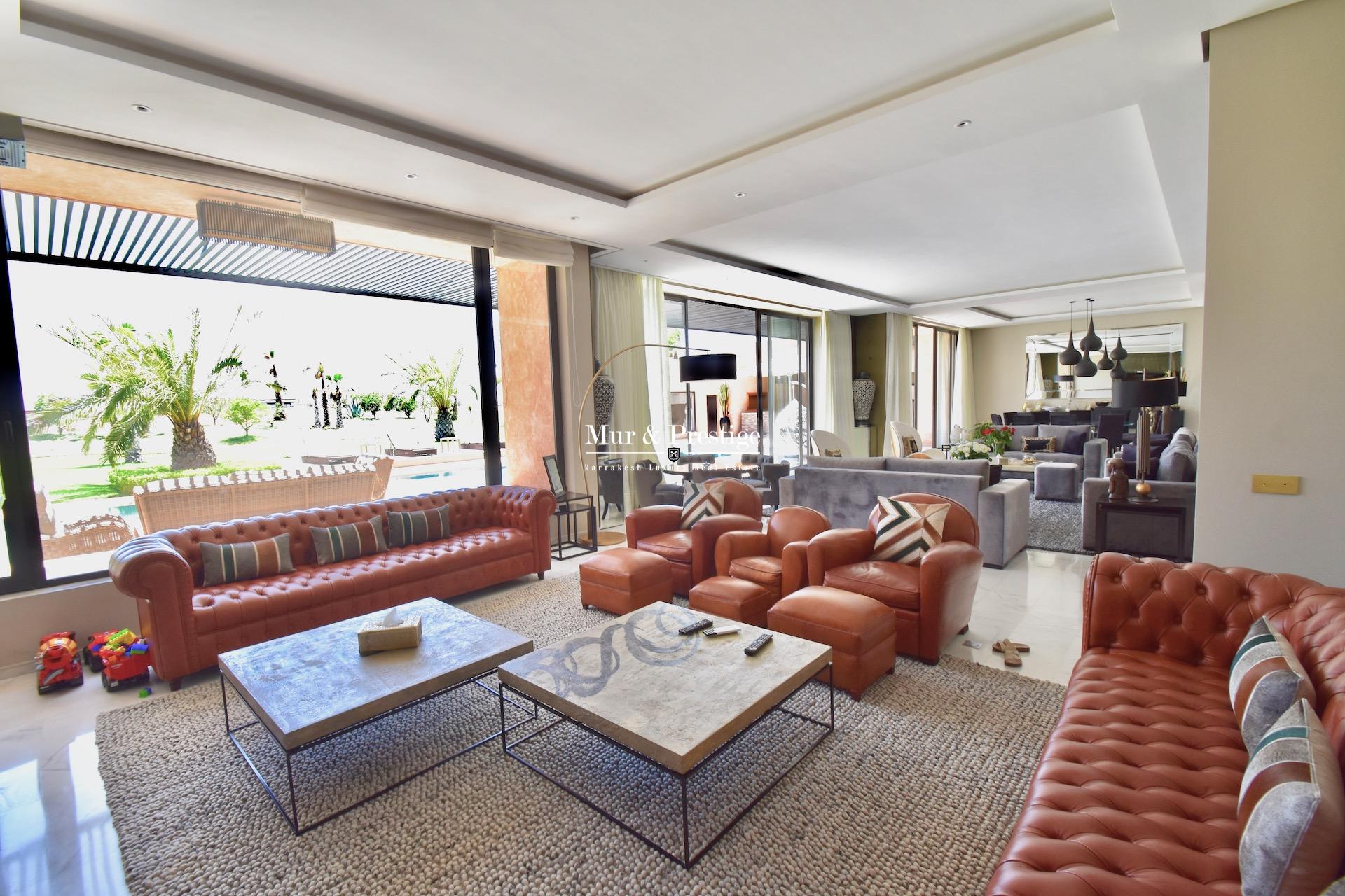 Maison moderne en vente sur le golf de Amelkis à Marrakech