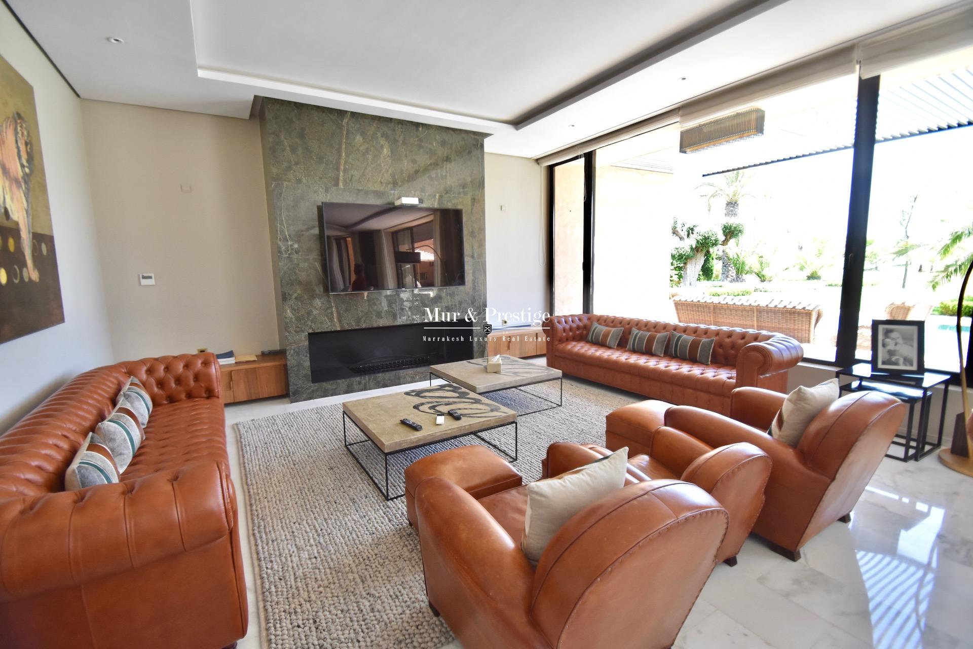 Maison moderne en vente sur le golf de Amelkis à Marrakech