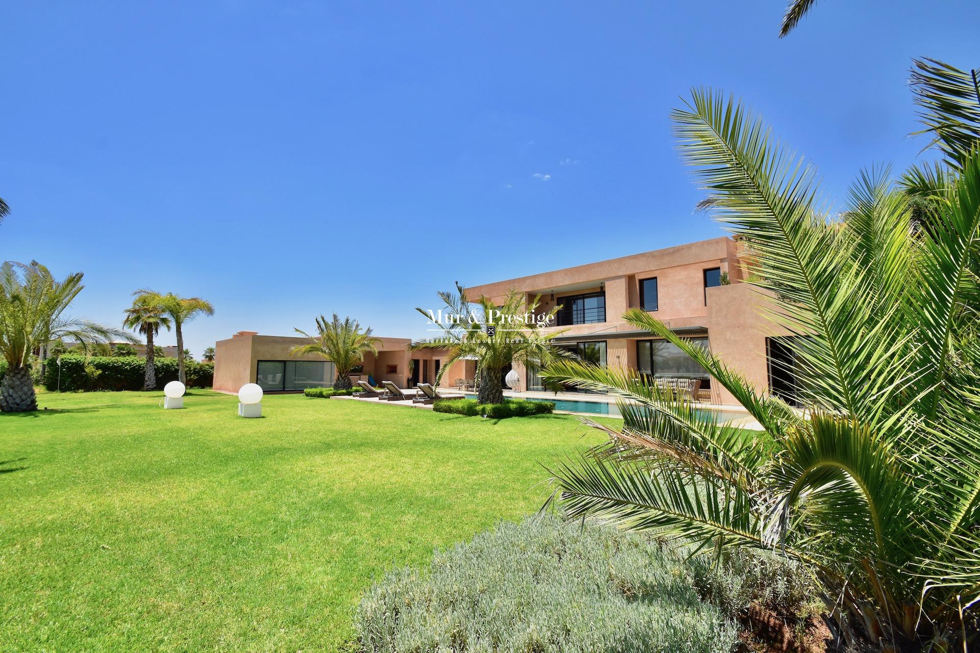 Maison moderne en vente sur le golf de Amelkis à Marrakech