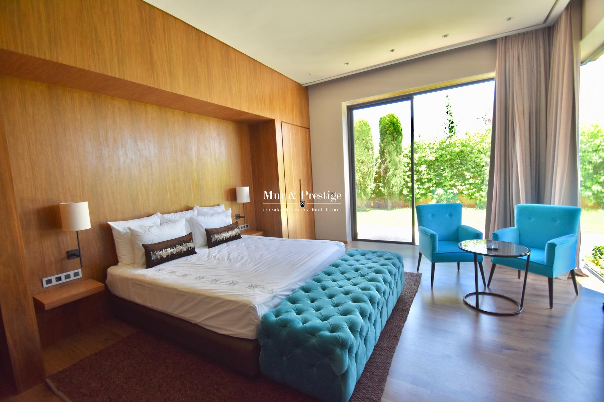 Maison moderne en vente sur le golf de Amelkis à Marrakech