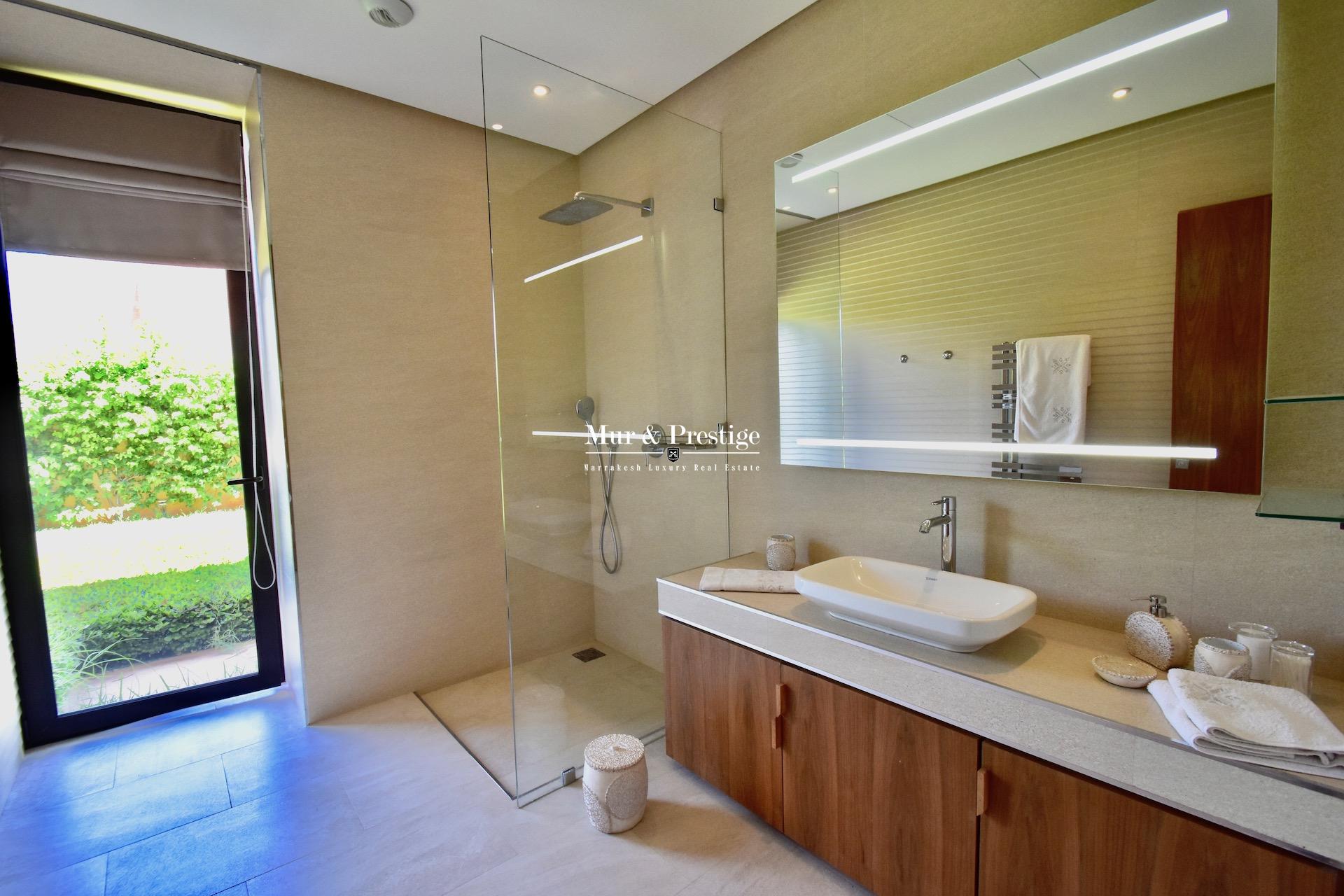 Maison moderne en vente sur le golf de Amelkis à Marrakech